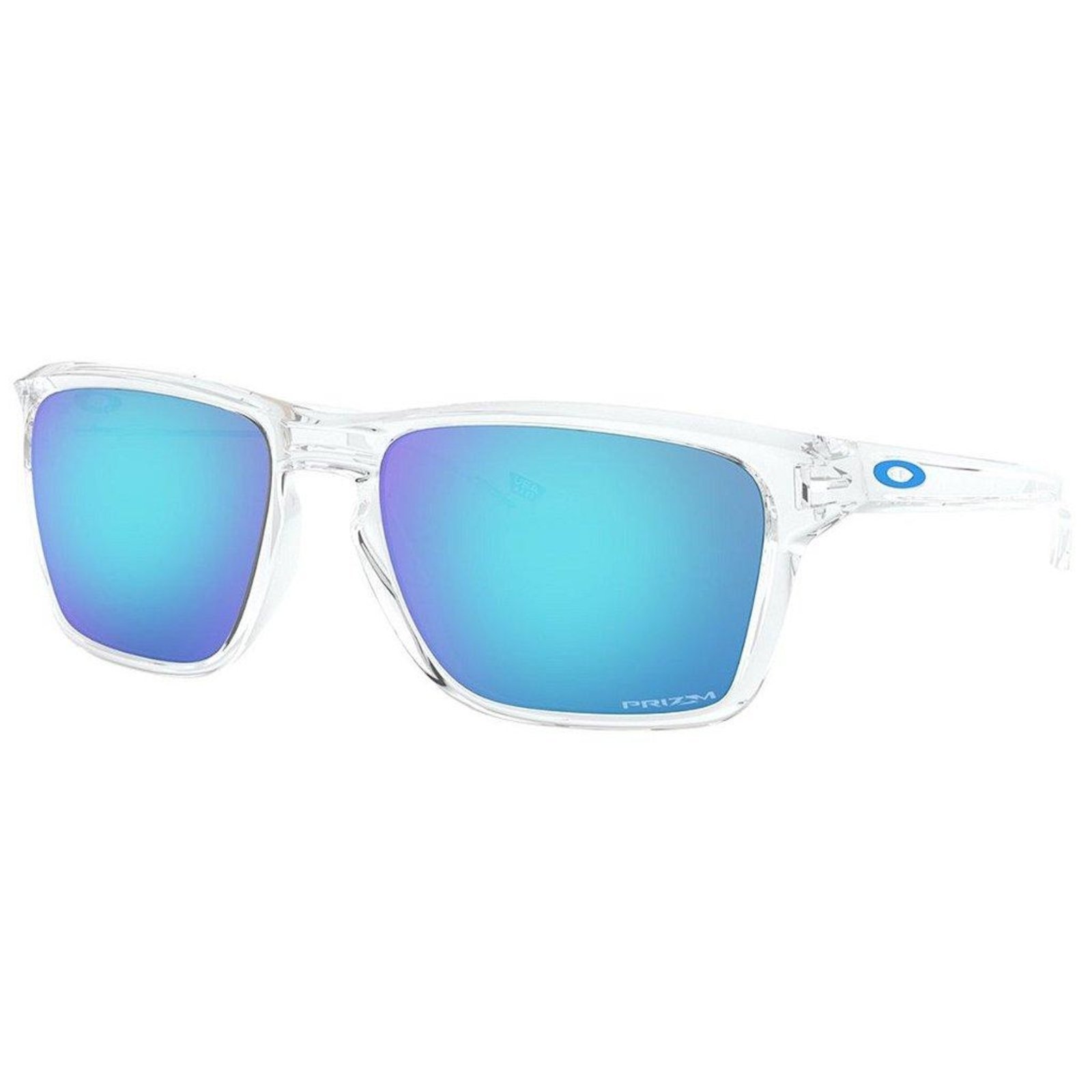 Óculos de Sol Oakley Sylas Polished Clear W/ Prizm Sapphire Iridium