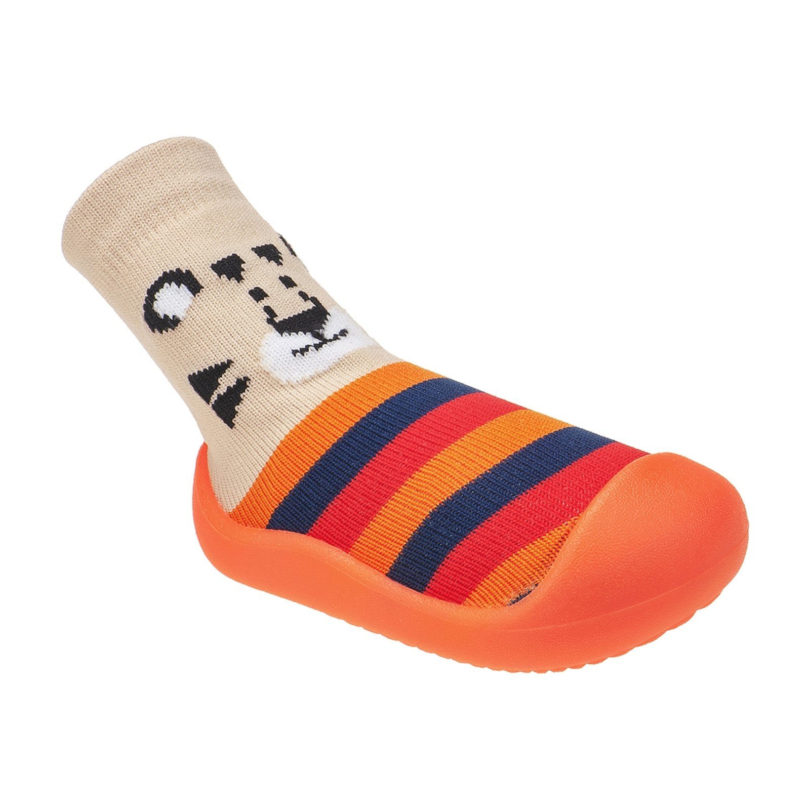 Infantil – Meia com sola Solzim Laranja baby para meninos