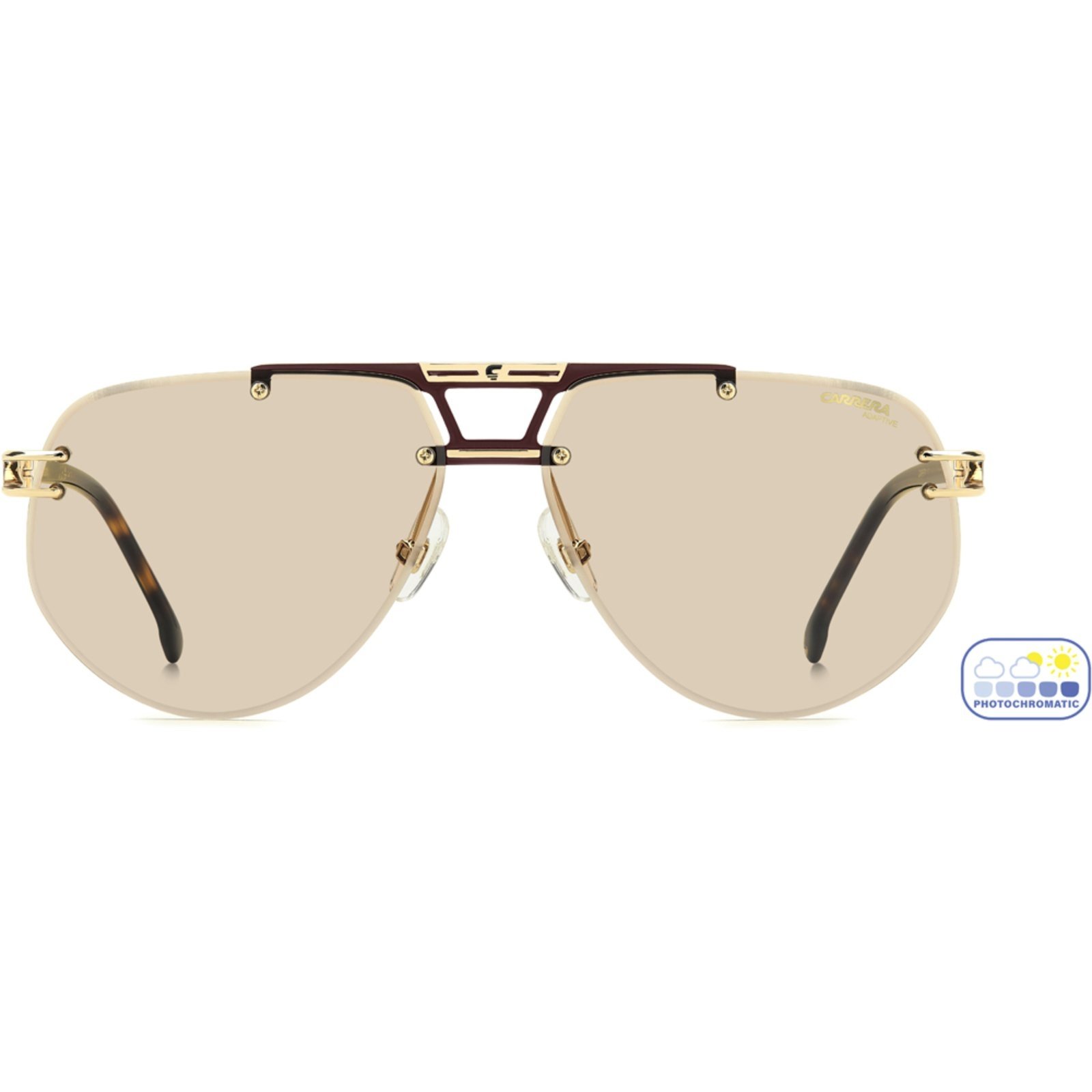 Vista 3 Óculos de Sol Carrera 1087S 06J 63II Masculino marrom Carrera marrom