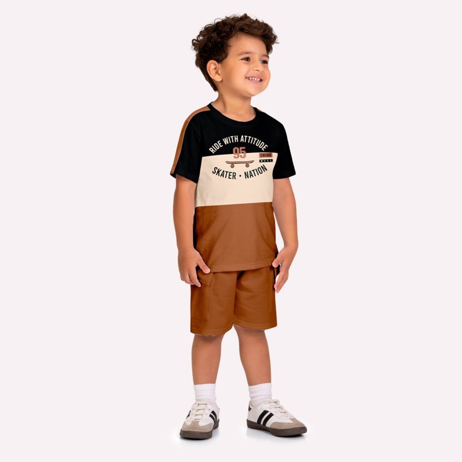 Infantil - Conjunto Menino Skate Kyly