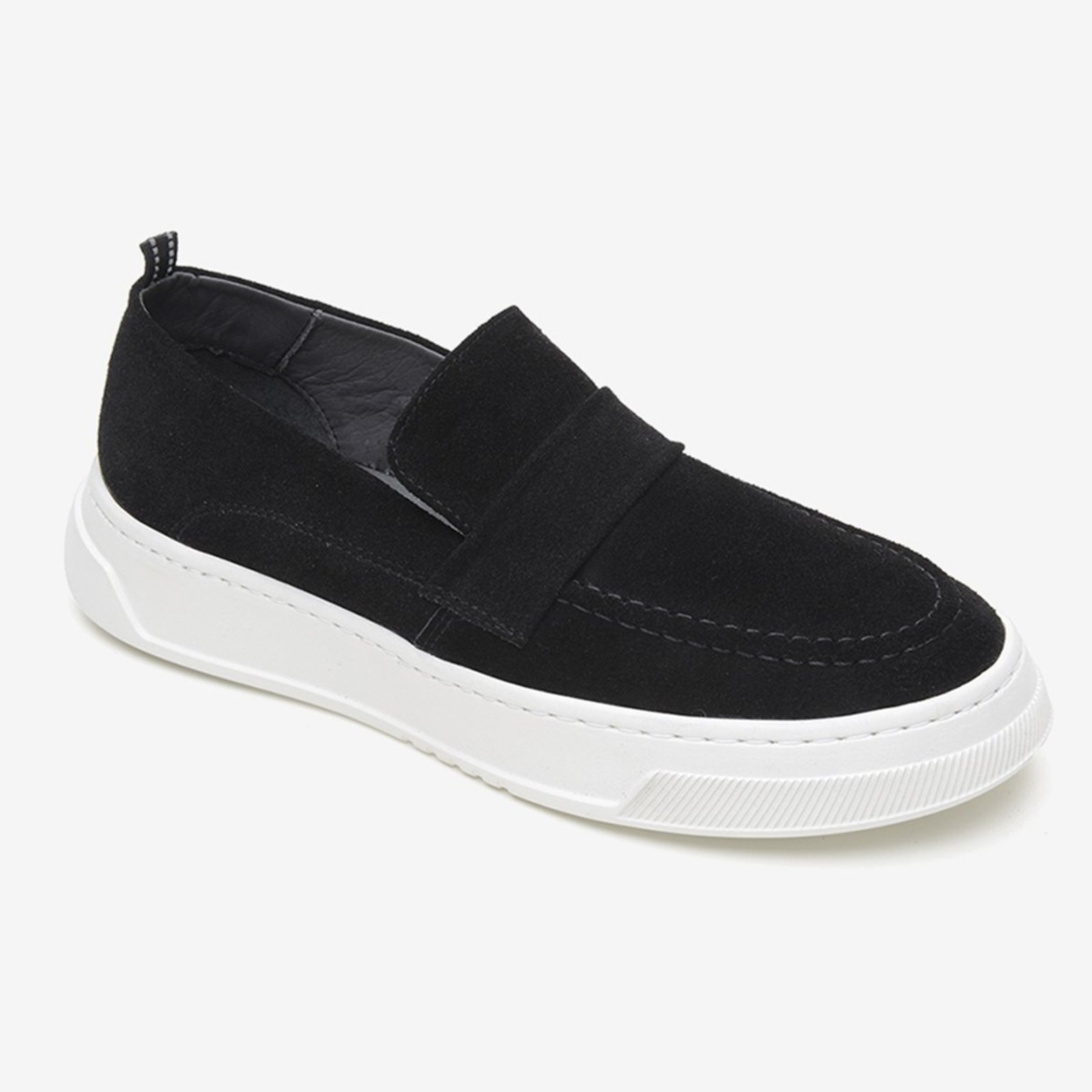 Mocassim Masculino Couro Legítimo 300g Ultra Leve Cloud Fly Couro Legítimo Preto
