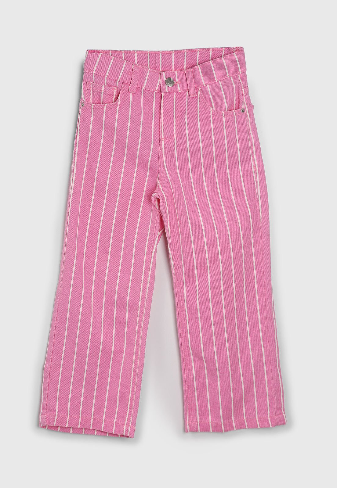 Vista 2 Infantil - Calça Hering Listrada rosa Hering rosa