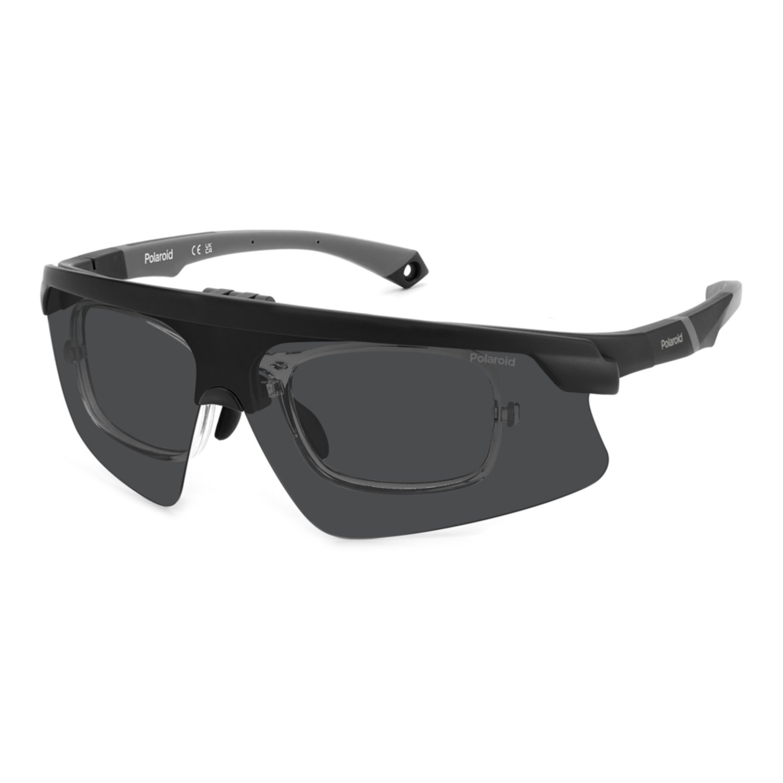 Óculos Esportivo Clip On Polaroid Pld 7056/Ci/S O6W – Preto 99