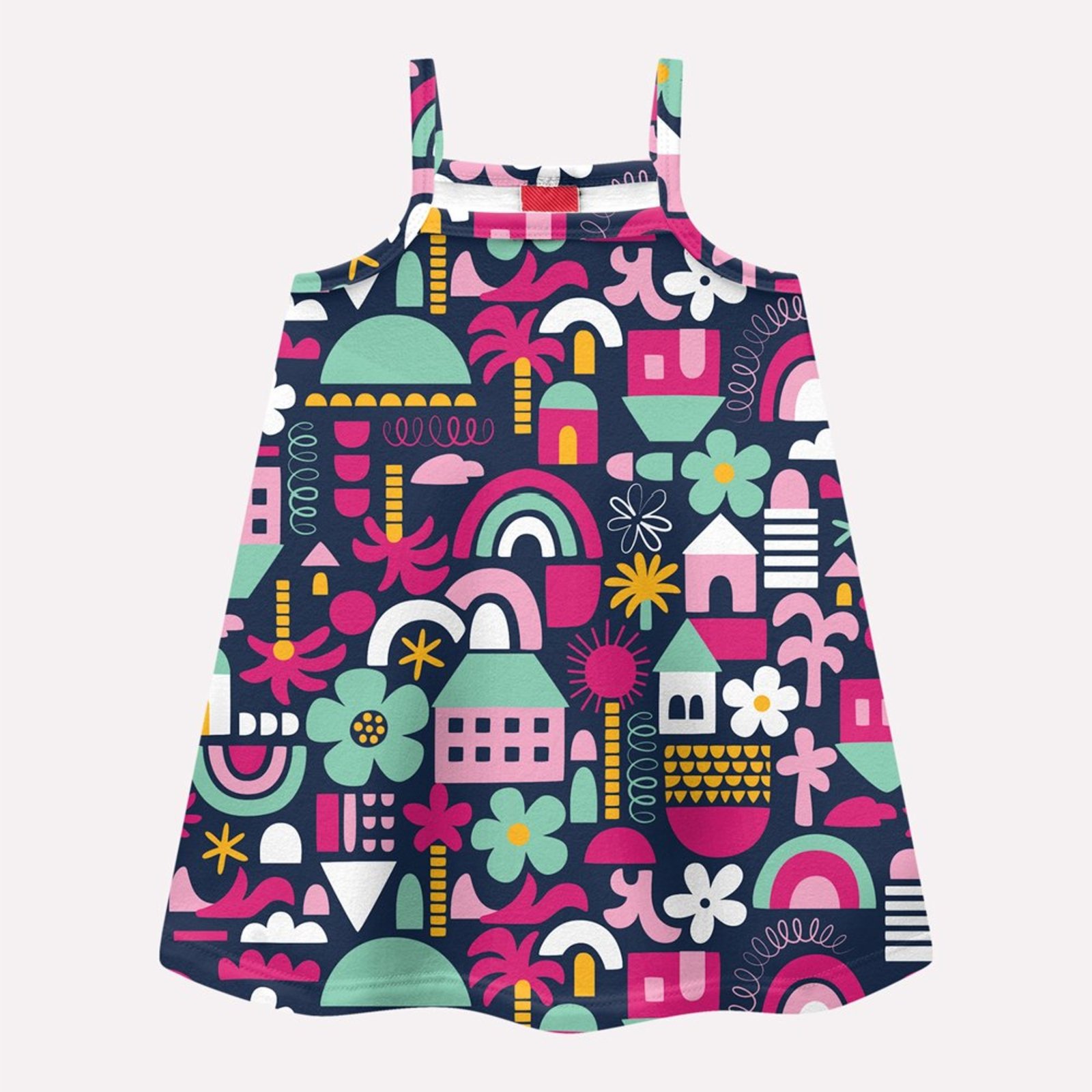 Infantil - Vestido Menina em Algodão Kyly