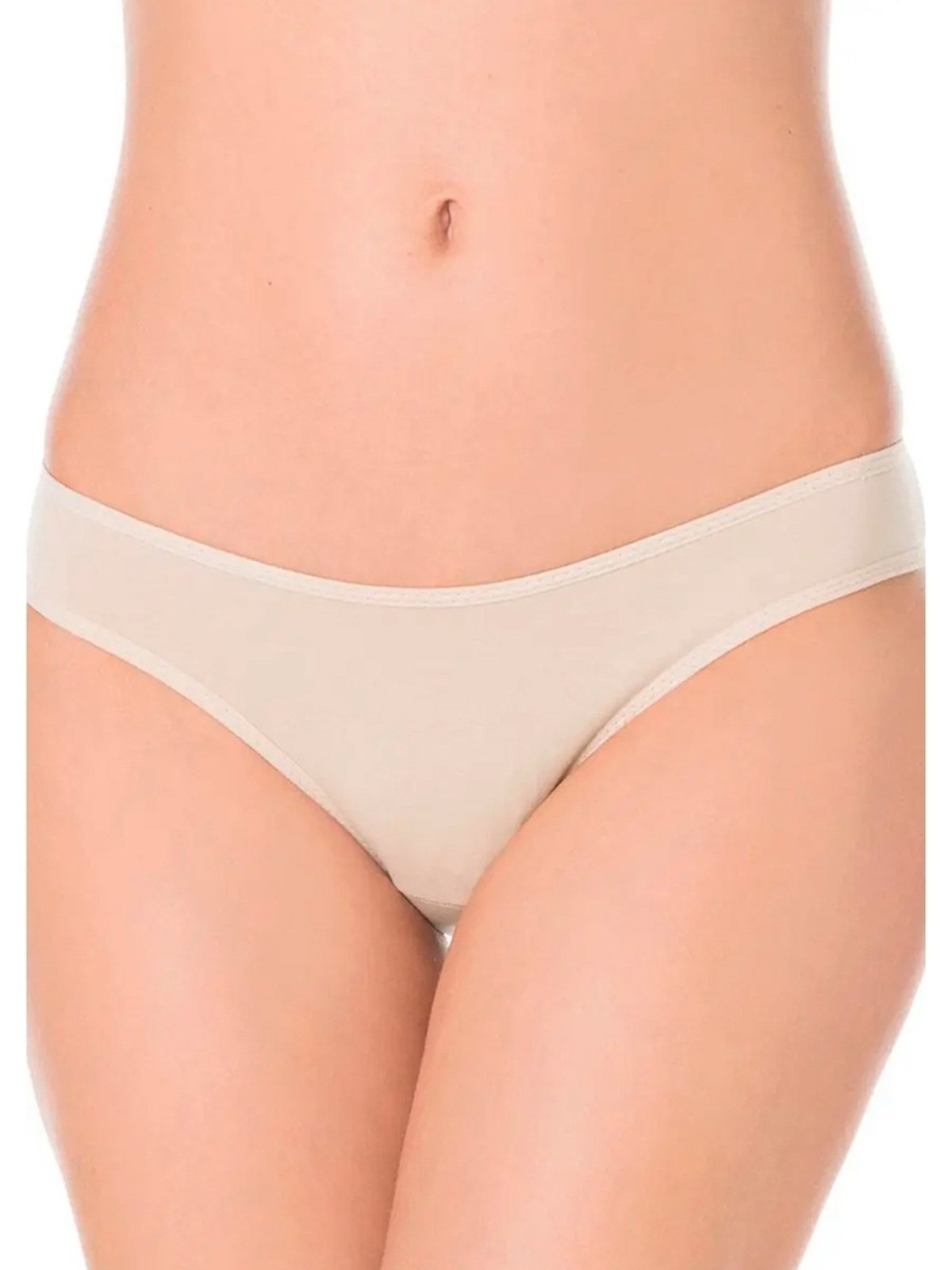 Vista 3 Kit com 3 Calcinhas Biquíni Liz 50333 bege Liz bege