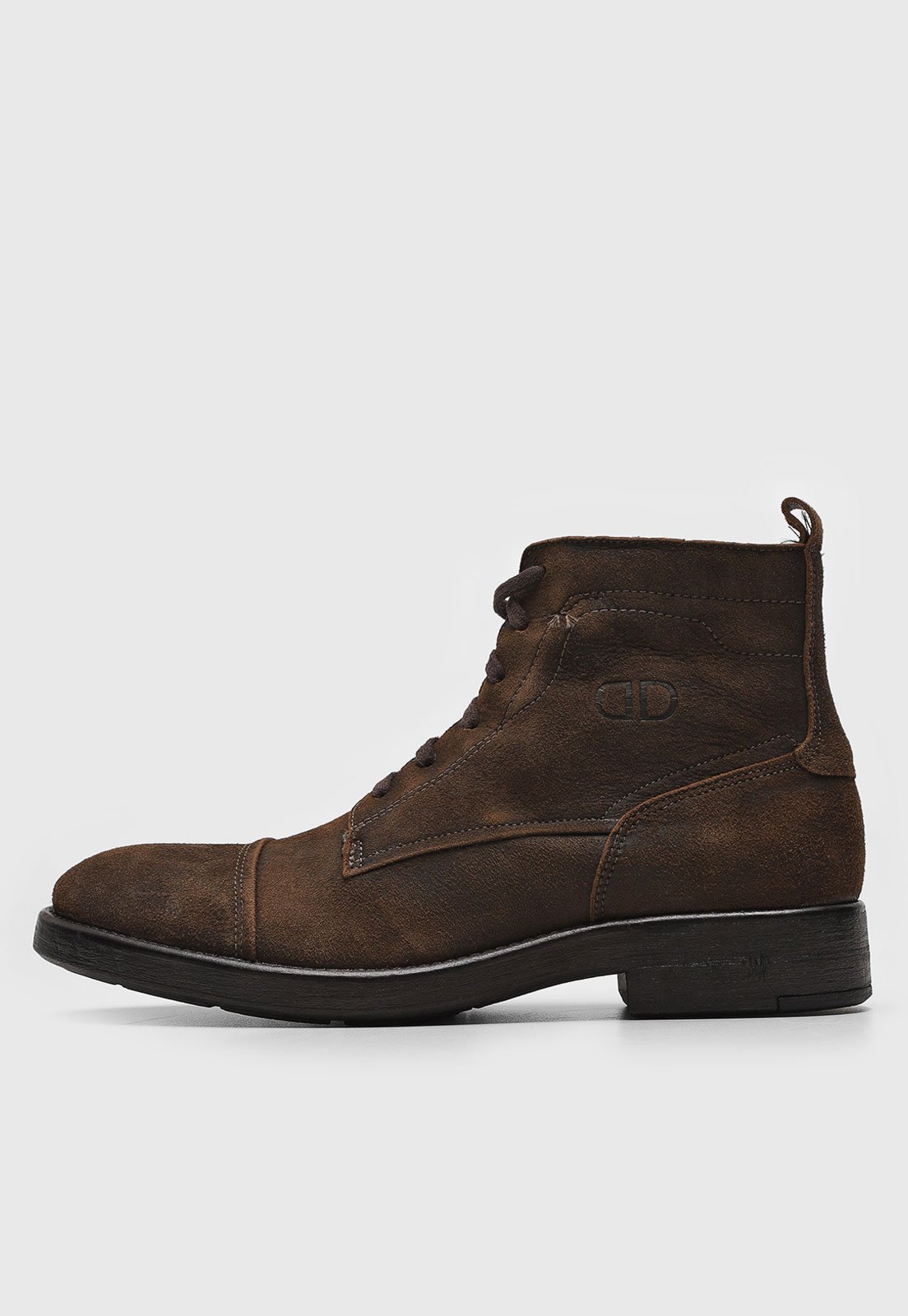 Bota de Couro Democrata Dust Café