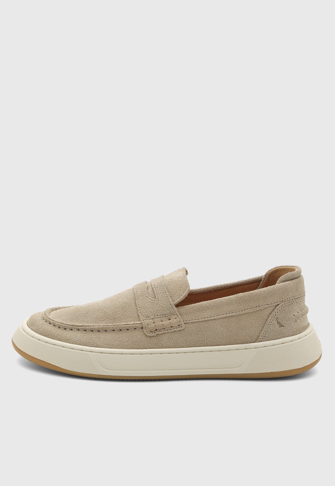 Tênis Masculino Reserva Casual Couro Bege