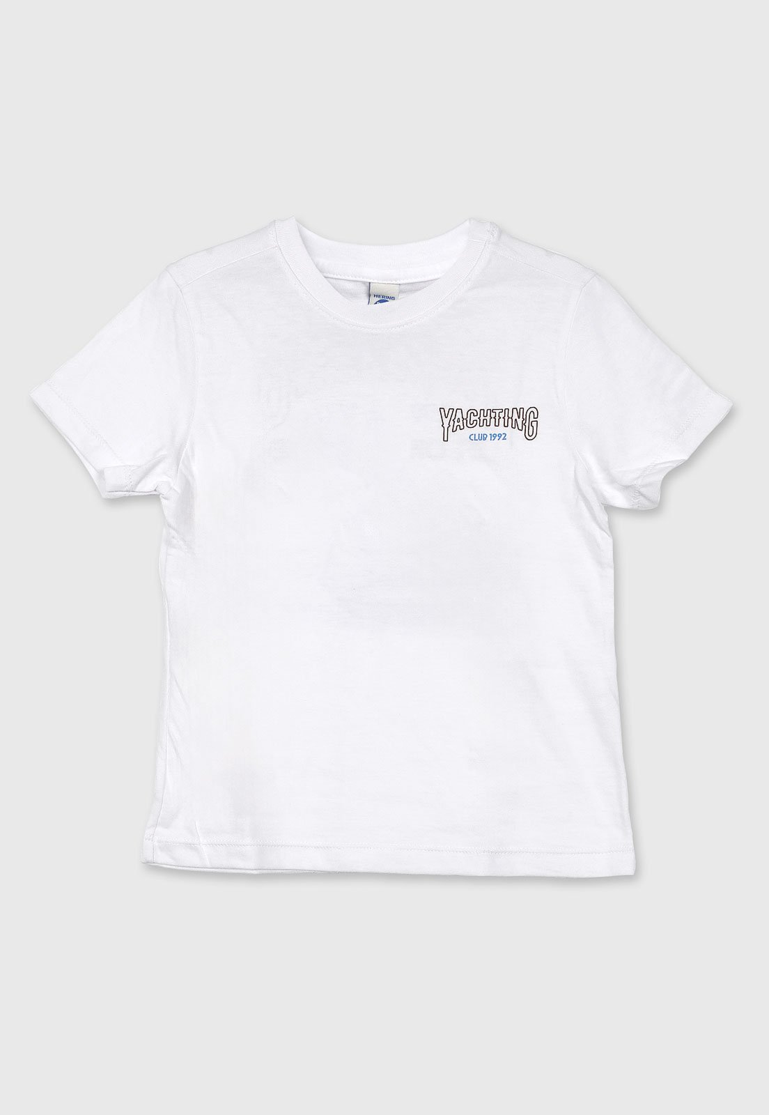 Infantil - Camiseta Hering Estampa Gráfica Branca