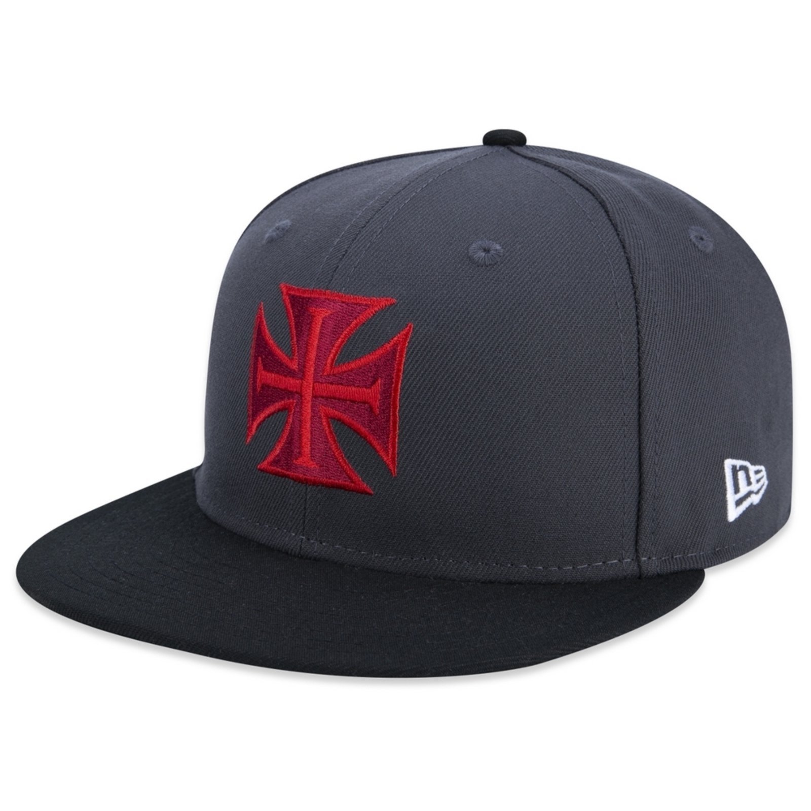Boné New Era 9fifty Snapback Vasco Aba Reta Snapback Cinza