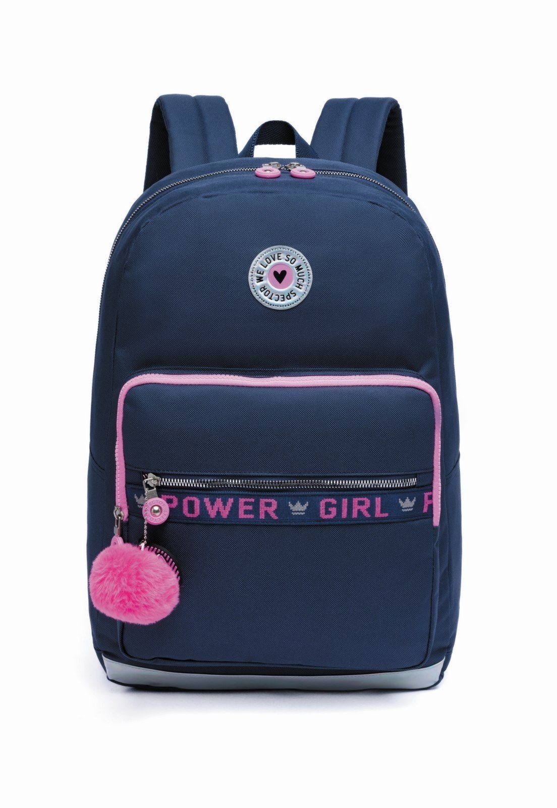Infantil – Mochila Bolsa Juvenil Menina Escolar Spector Espaçosa Reforçada