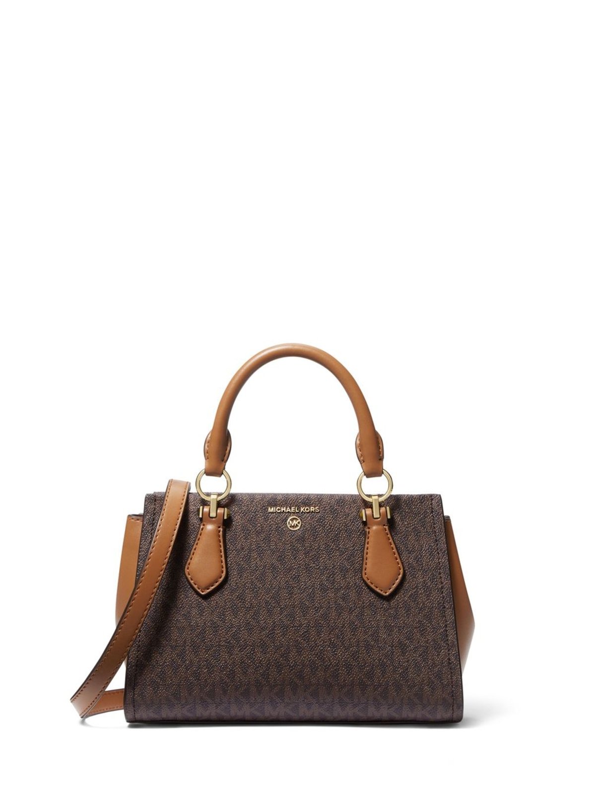 Vista 2 Bolsa Transversal Marilyn Logo Pequena 32F2g6ac1b252 Michael Kors marrom Michael Kors marrom