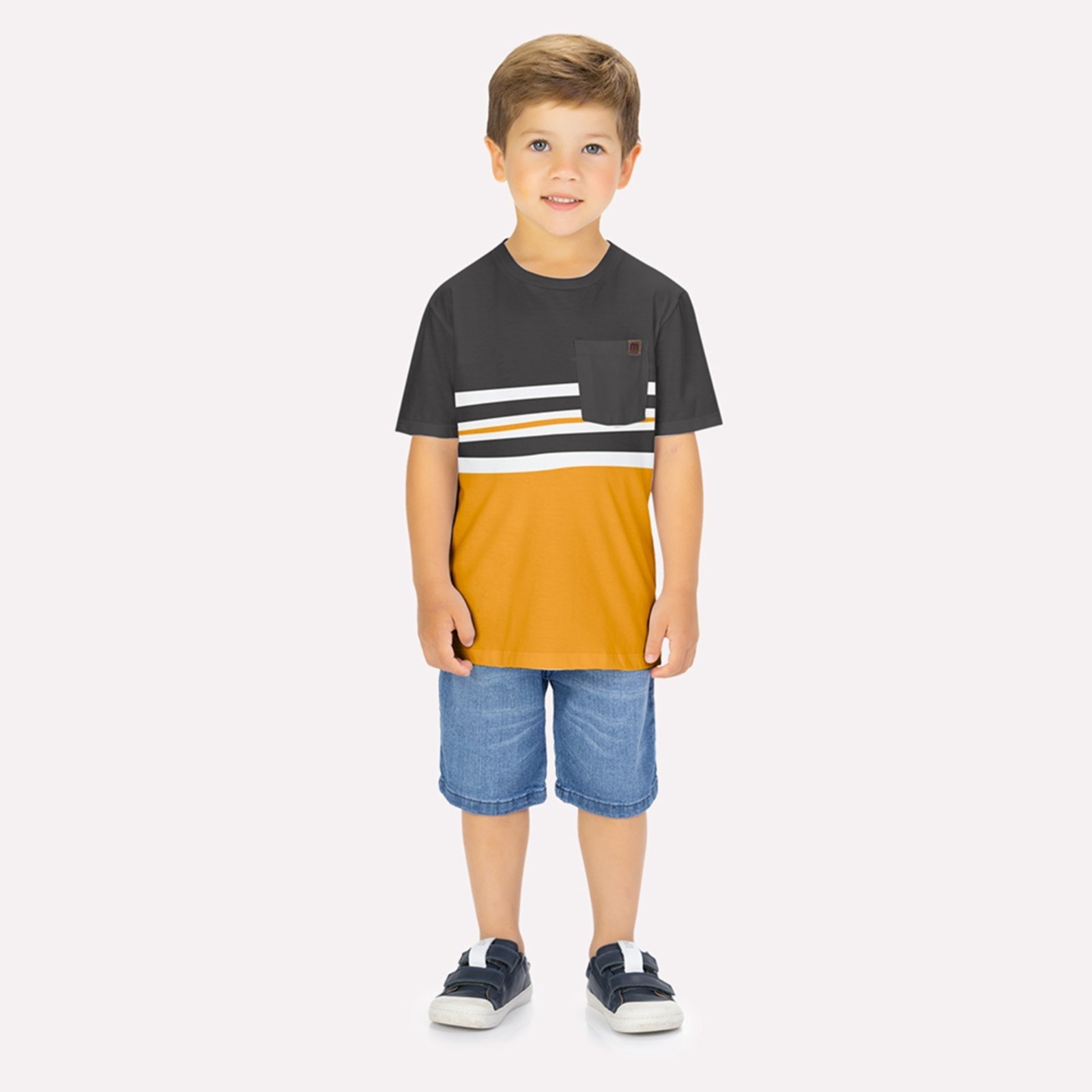 Infantil – Camiseta Menino em Algodão Milon