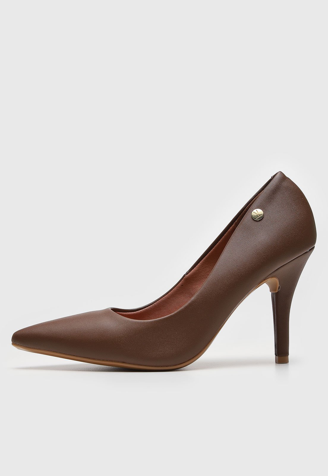 Scarpin Vizzano Logo Marrom