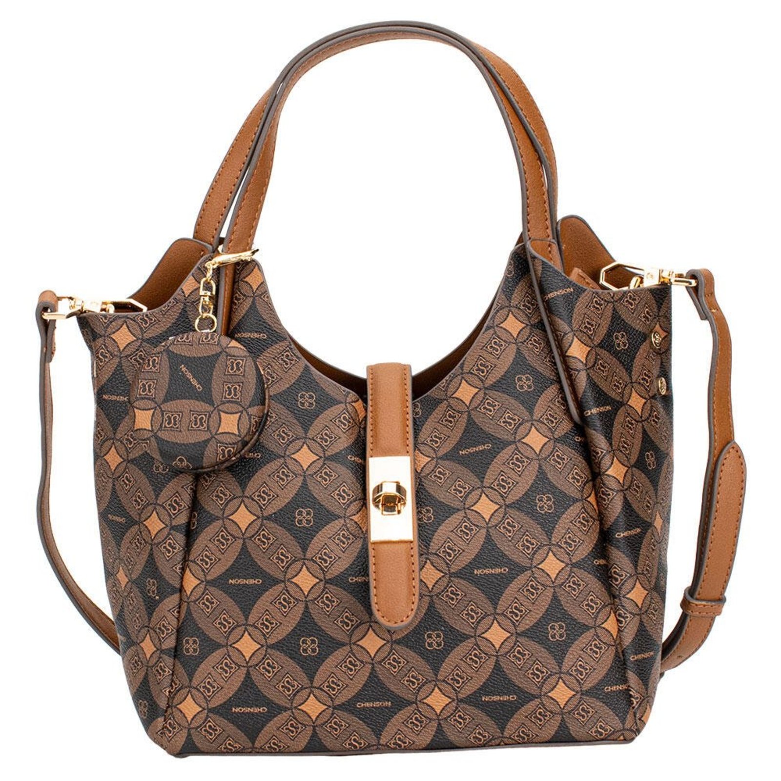 Bolsa Feminina Chenson Cg85380 1825380 Café