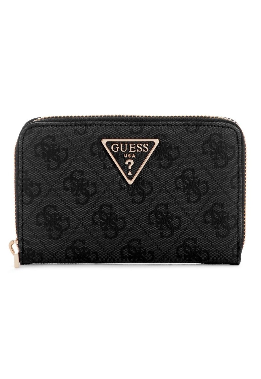 Carteira Guess Laurel II Slg Med Zip Around Preto