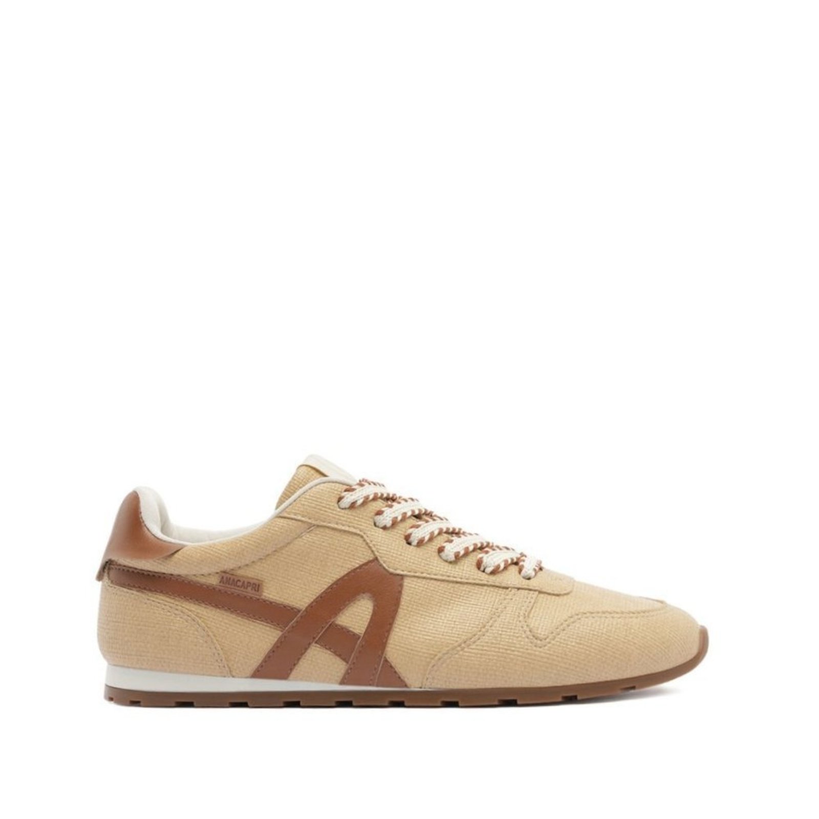 Tenis Anacapri Lola Detalhe Atacador Bege Anacapri Bege