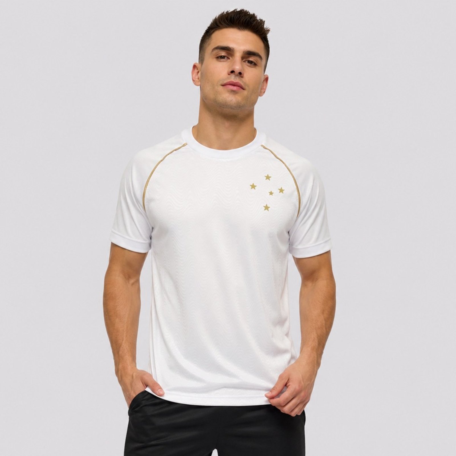 Camisa Cruzeiro Gold Branca