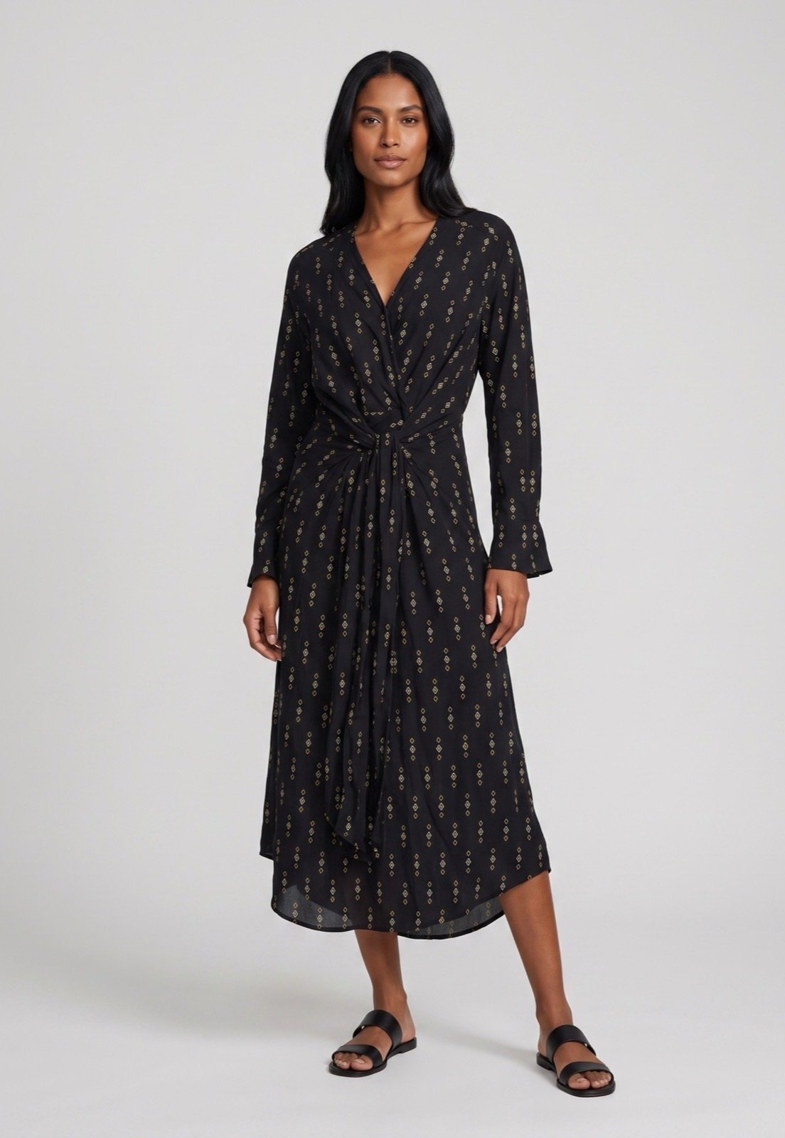 Vestido Lez a Lez Bali Estampado Preto