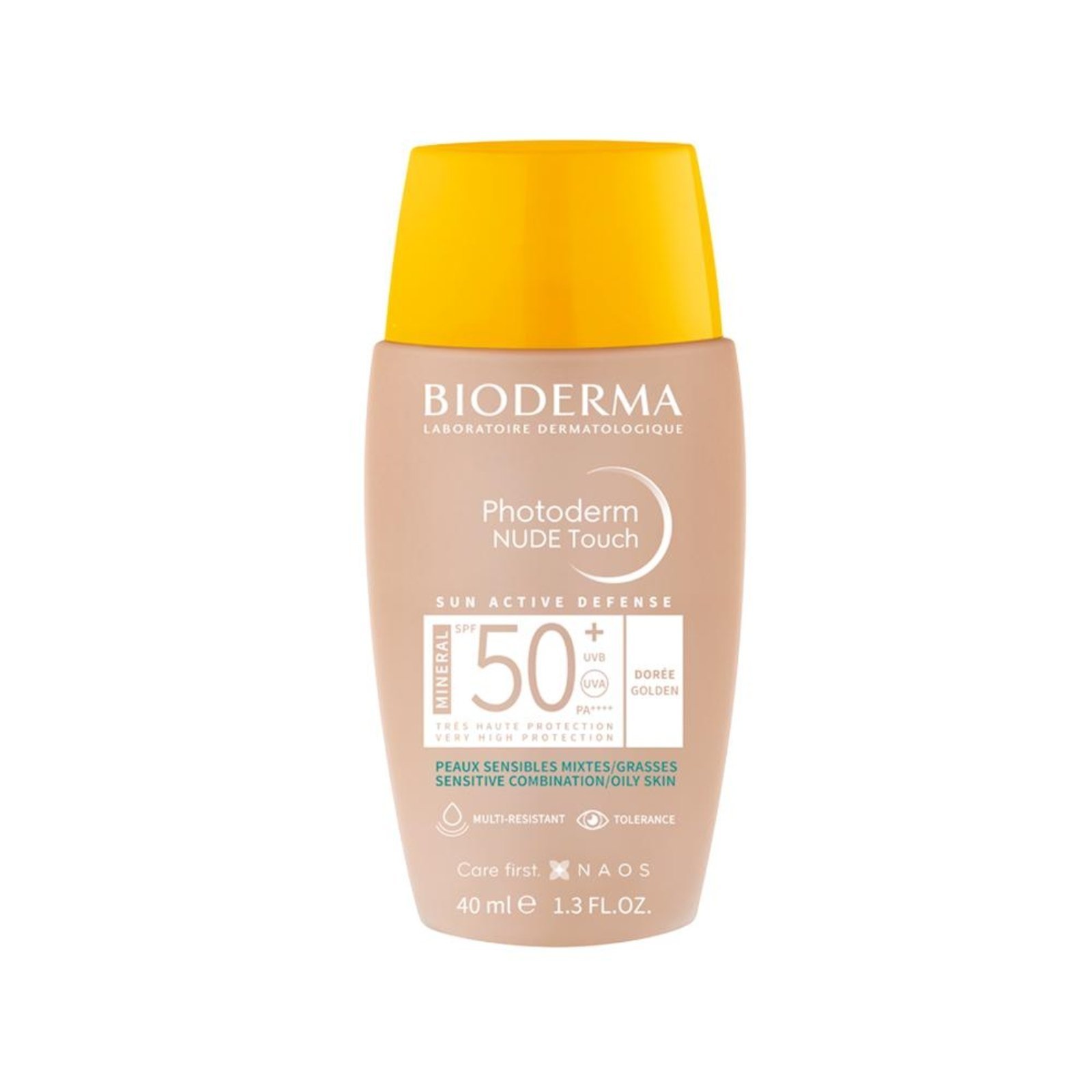 Vista 2 Bioderma Photoderm Prot Solar Facial Fps50+ Dourado 40ml incolor BIODERMA incolor