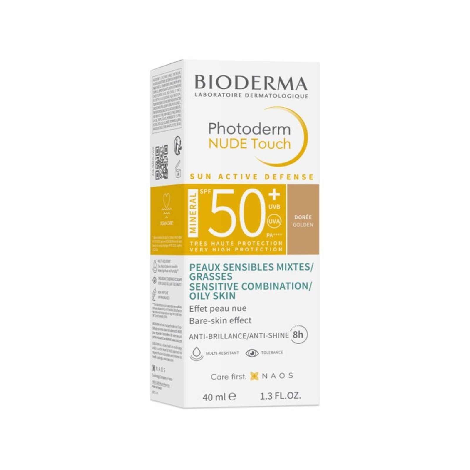 Vista 3 Bioderma Photoderm Prot Solar Facial Fps50+ Dourado 40ml incolor BIODERMA incolor