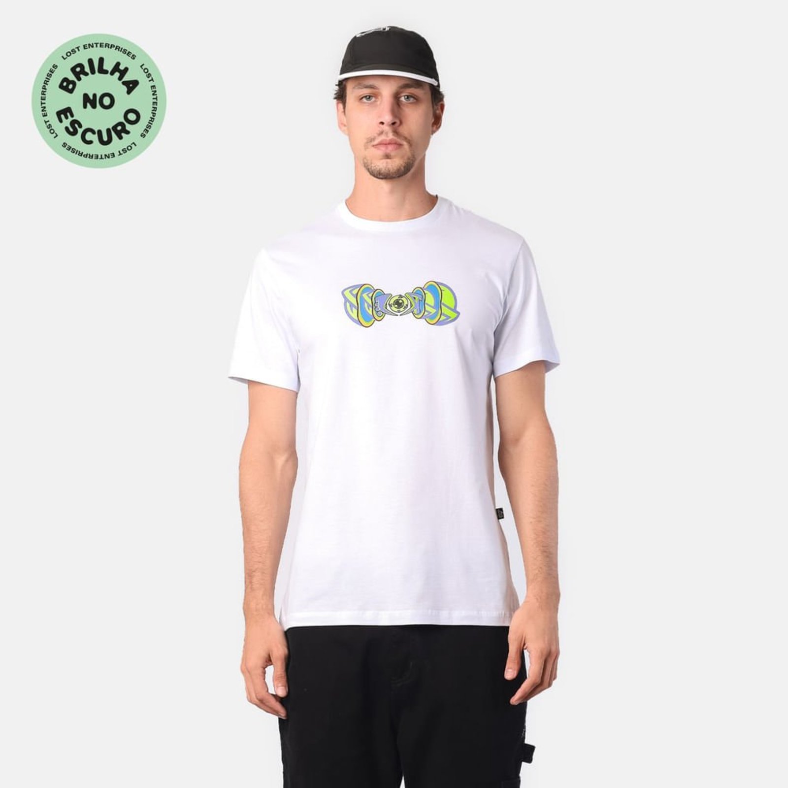 T-Shirt Lost Open BRANCO