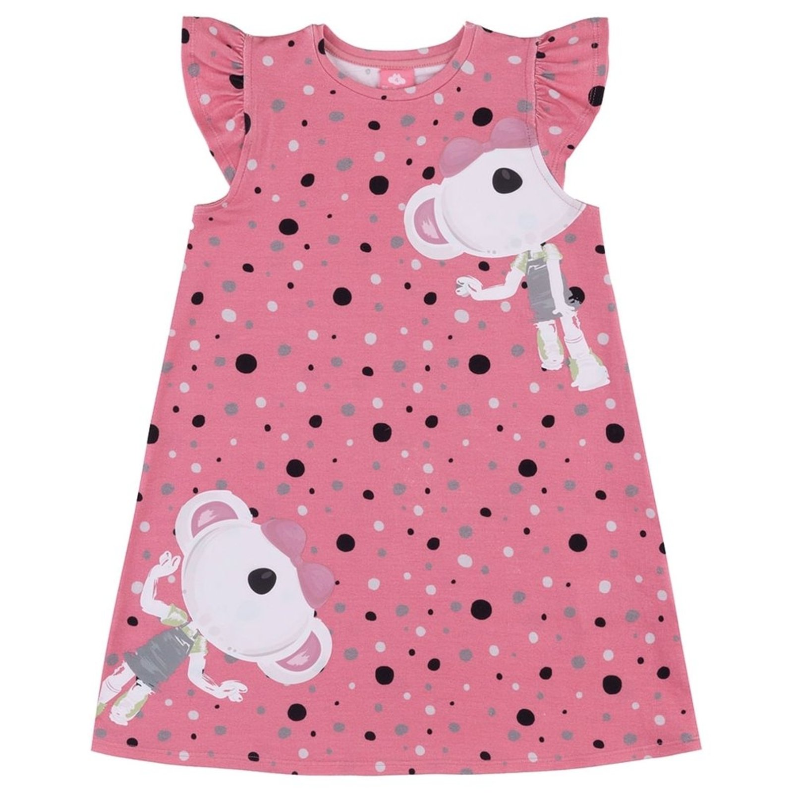 Infantil - Vestido Curto Estampado Menina Lilica Ripilica