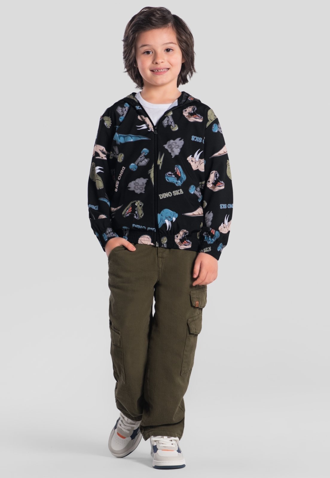 Infantil - Jaqueta menino em microfibra Brandili