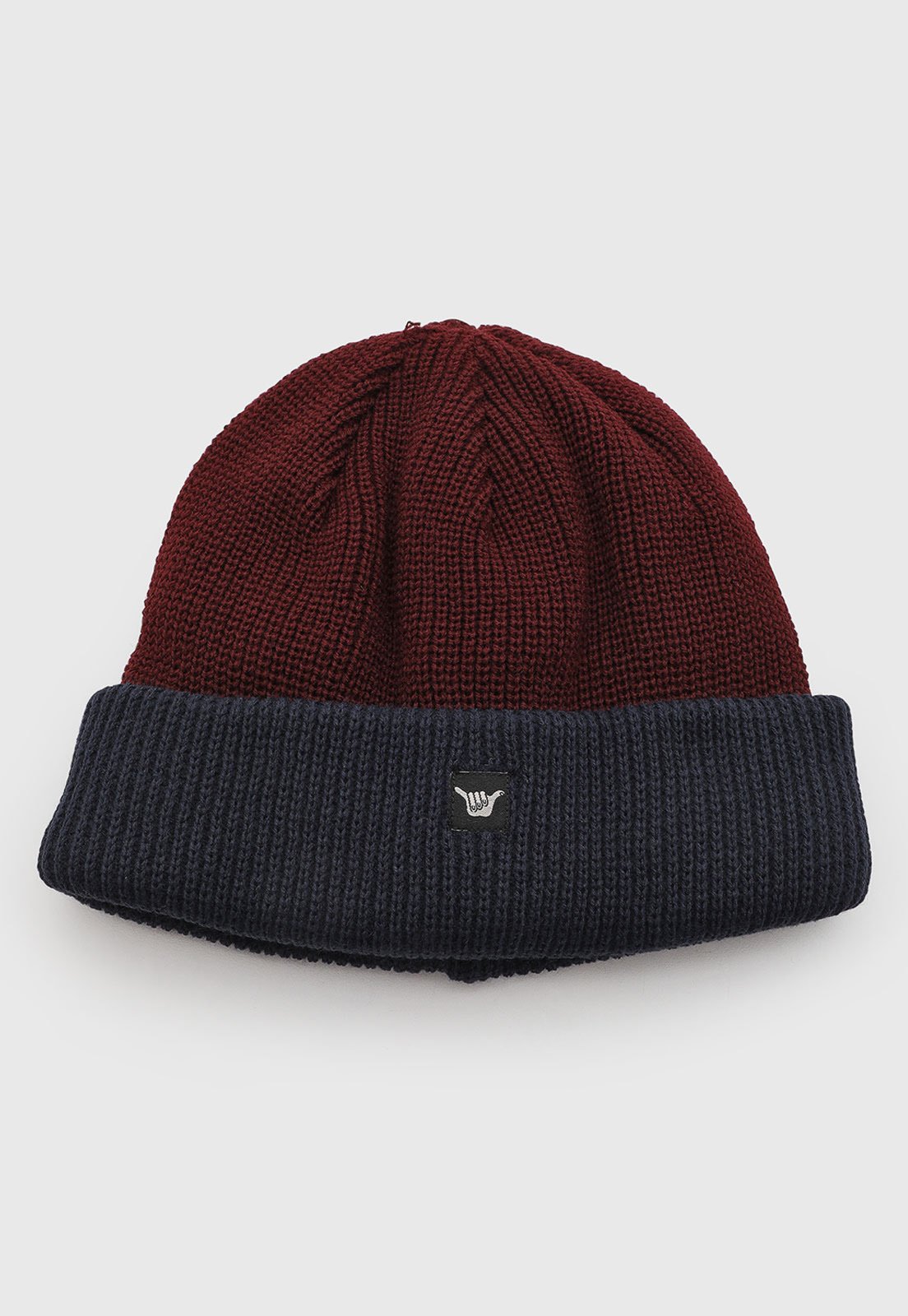 Gorro Hang Loose Cane Bicolor Vinho
