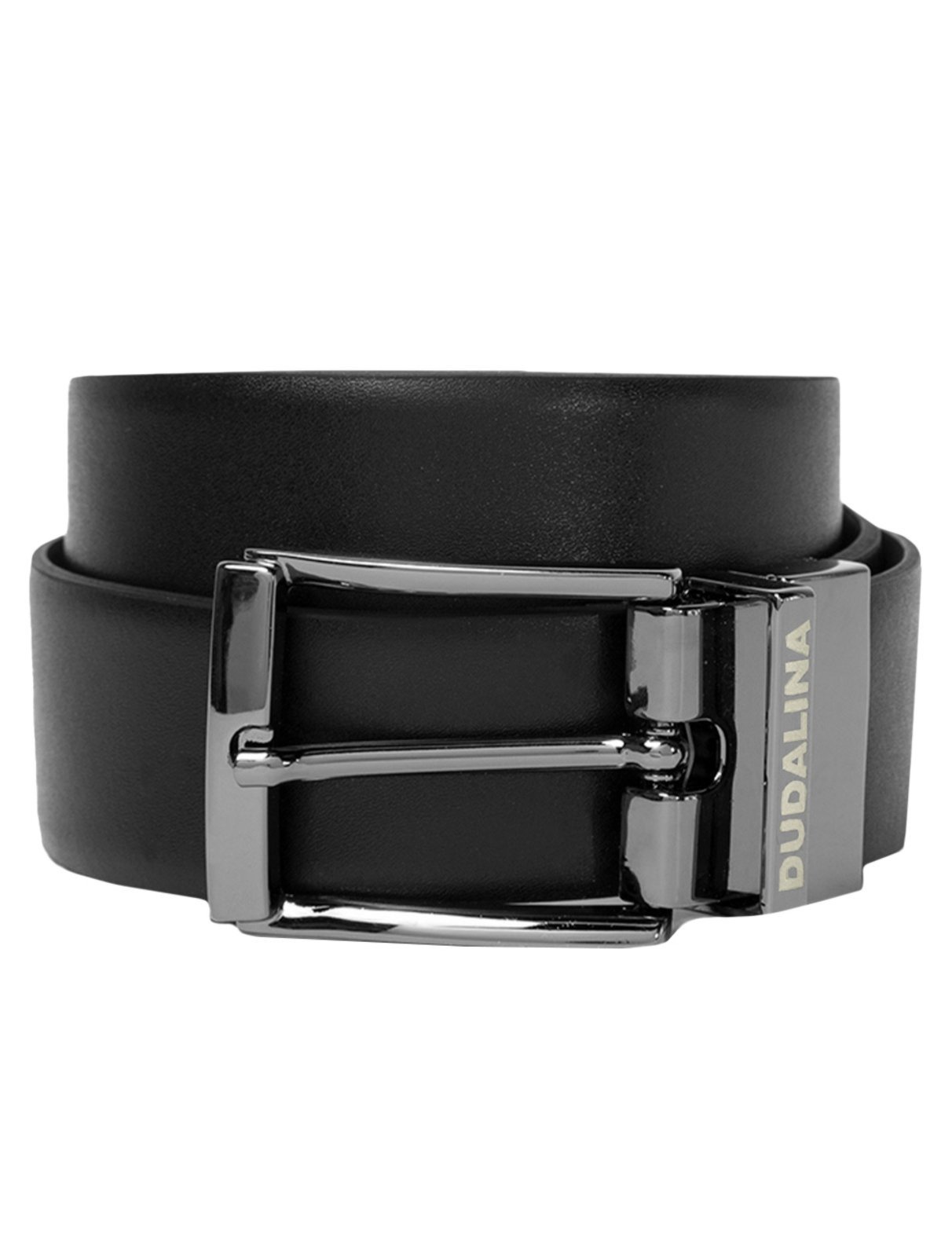 Cinto Dudalina Masculino Couro Dupla Face Preto/Marrom