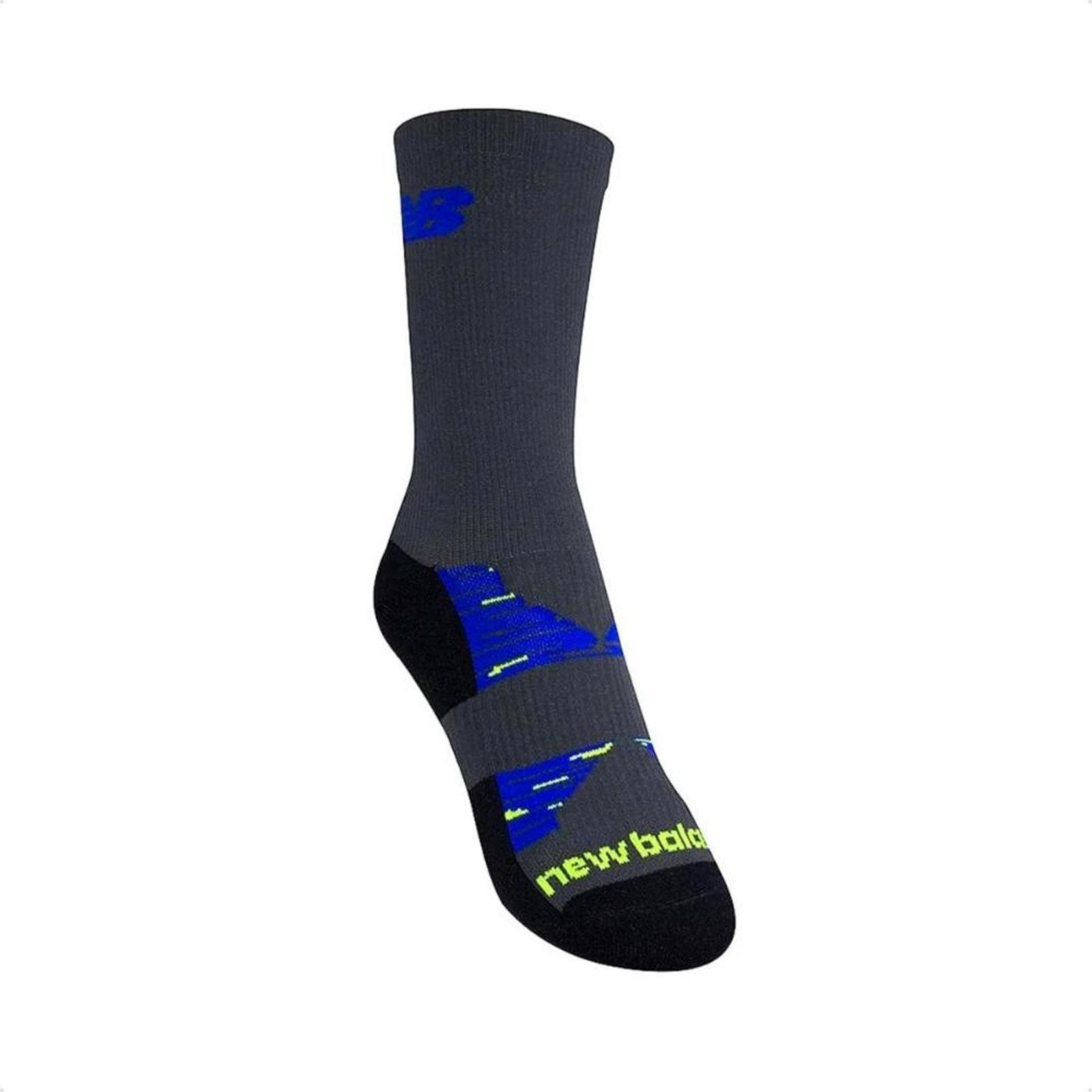 Vista 2 Meias New Balance Performance Run Cano Longo Masculina azul New Balance azul