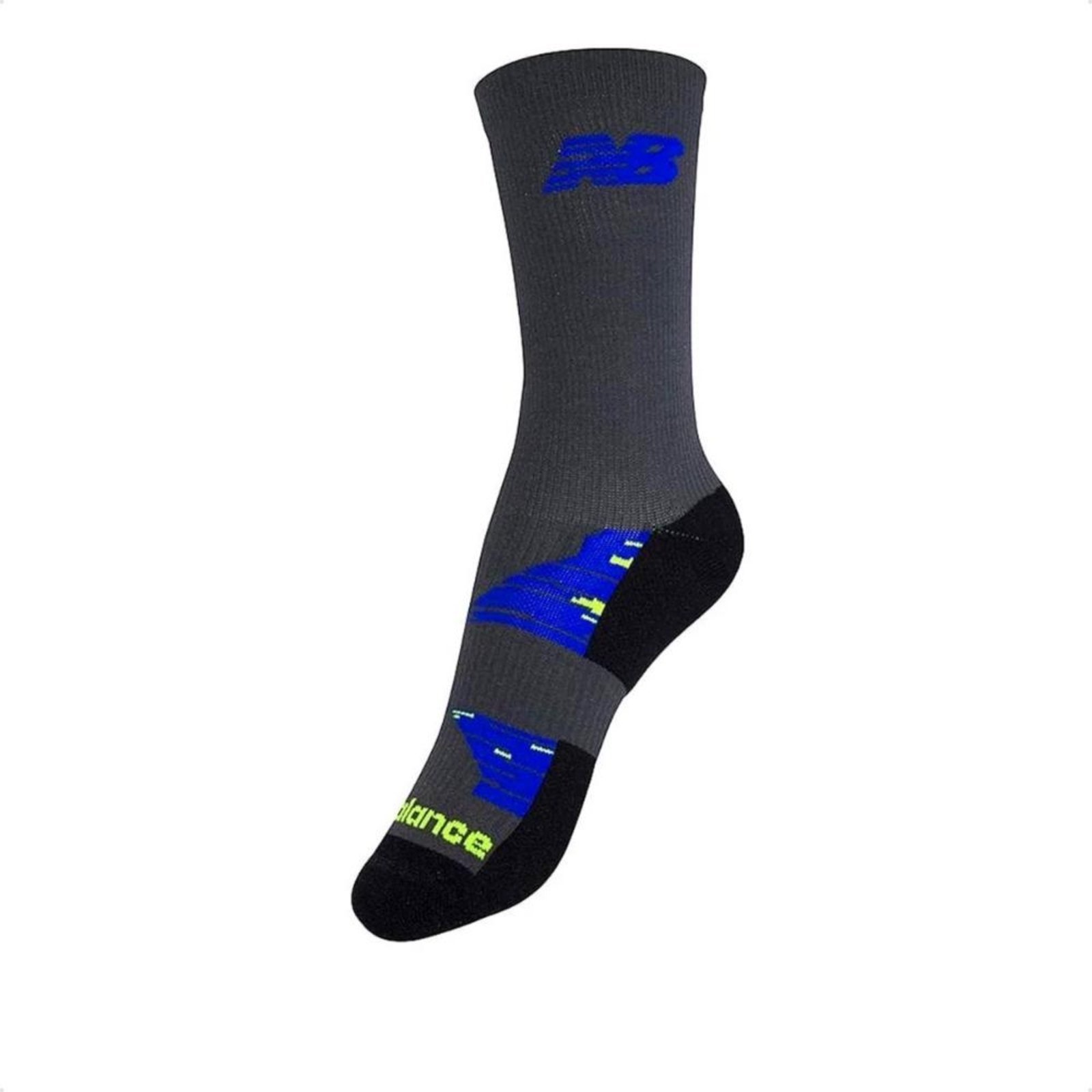 Vista 3 Meias New Balance Performance Run Cano Longo Masculina azul New Balance azul