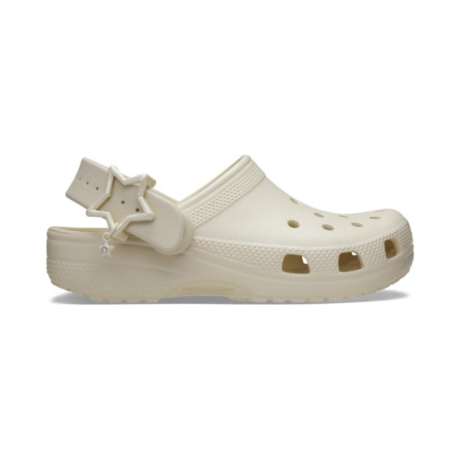Infantil - Sandália Crocs Classic Star Buckle Clog K Bege