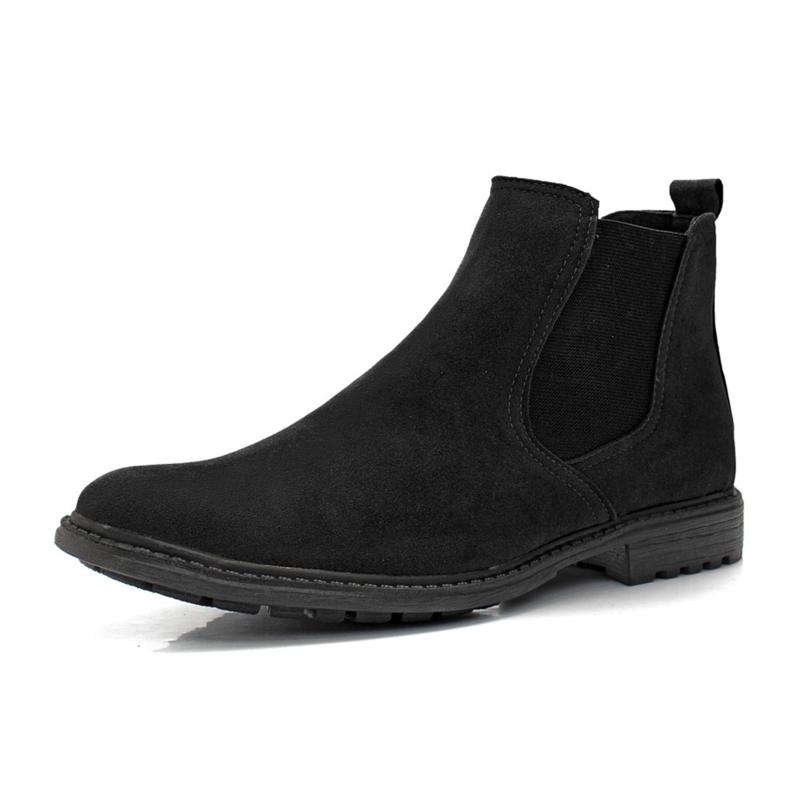 Vista 3 Bota Masculina Bredeni Conforto Resistente Dia a Dia Marrom Com Carteira preto BREDENI preto