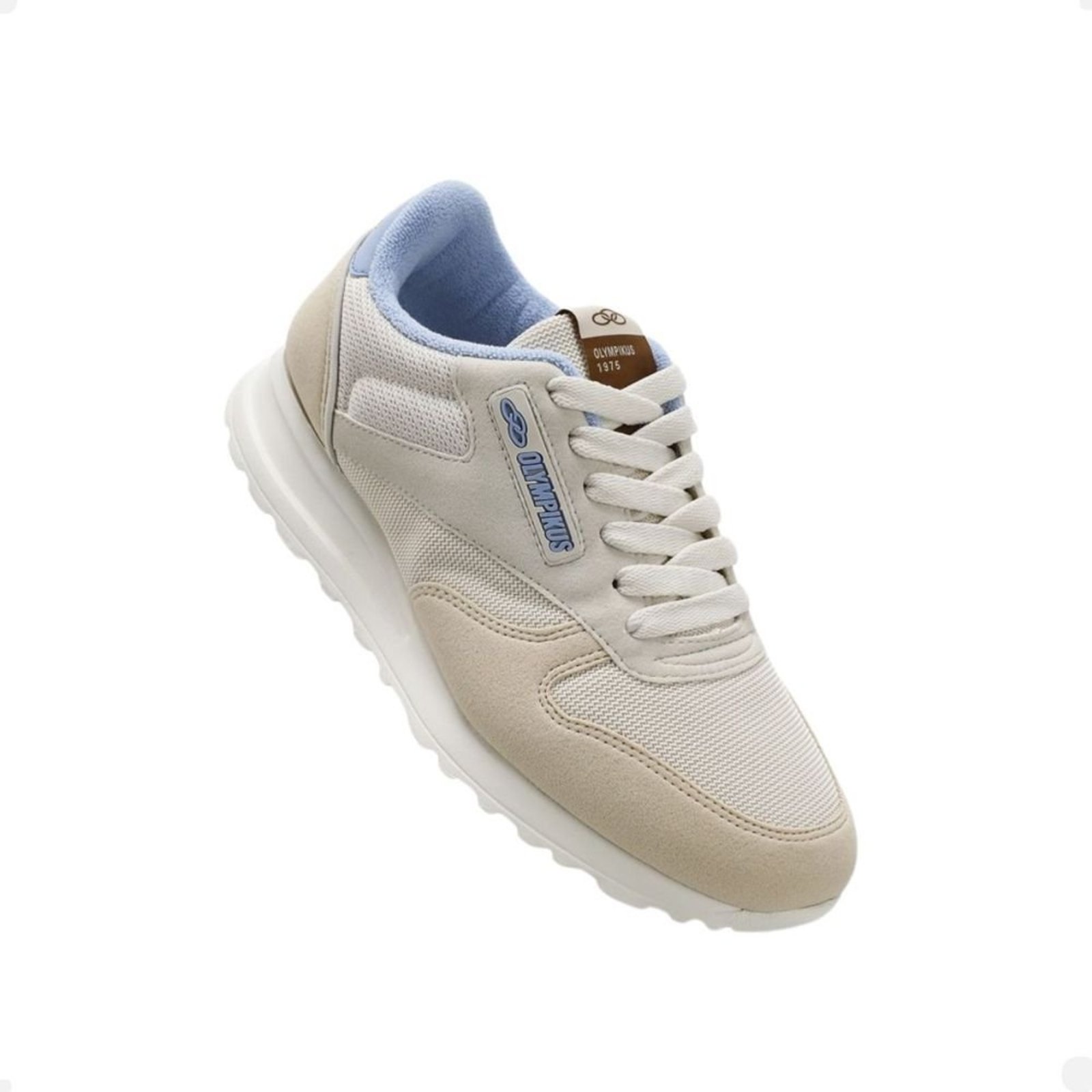 Vista 3 Tenis Casual Feminino Casual Olympikus Jogging 101 Se marrom OLYMPIKUS marrom