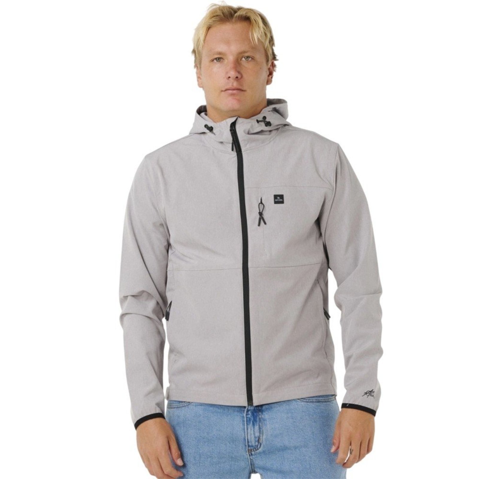 Jaqueta Rip Curl Anti Series Elite Grey Marl Masculina Rip Curl Cinza