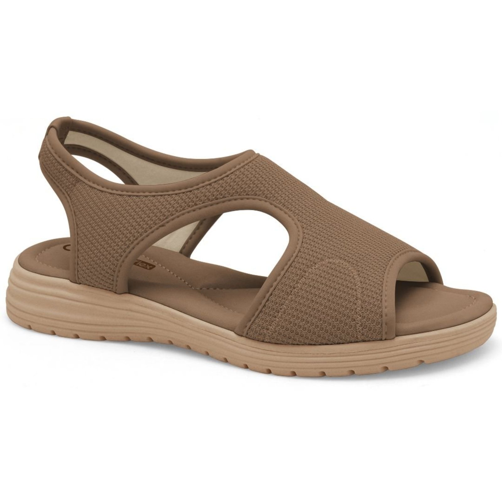 Sandália Papete Feminina Comfortflex 2551302 - Cacau