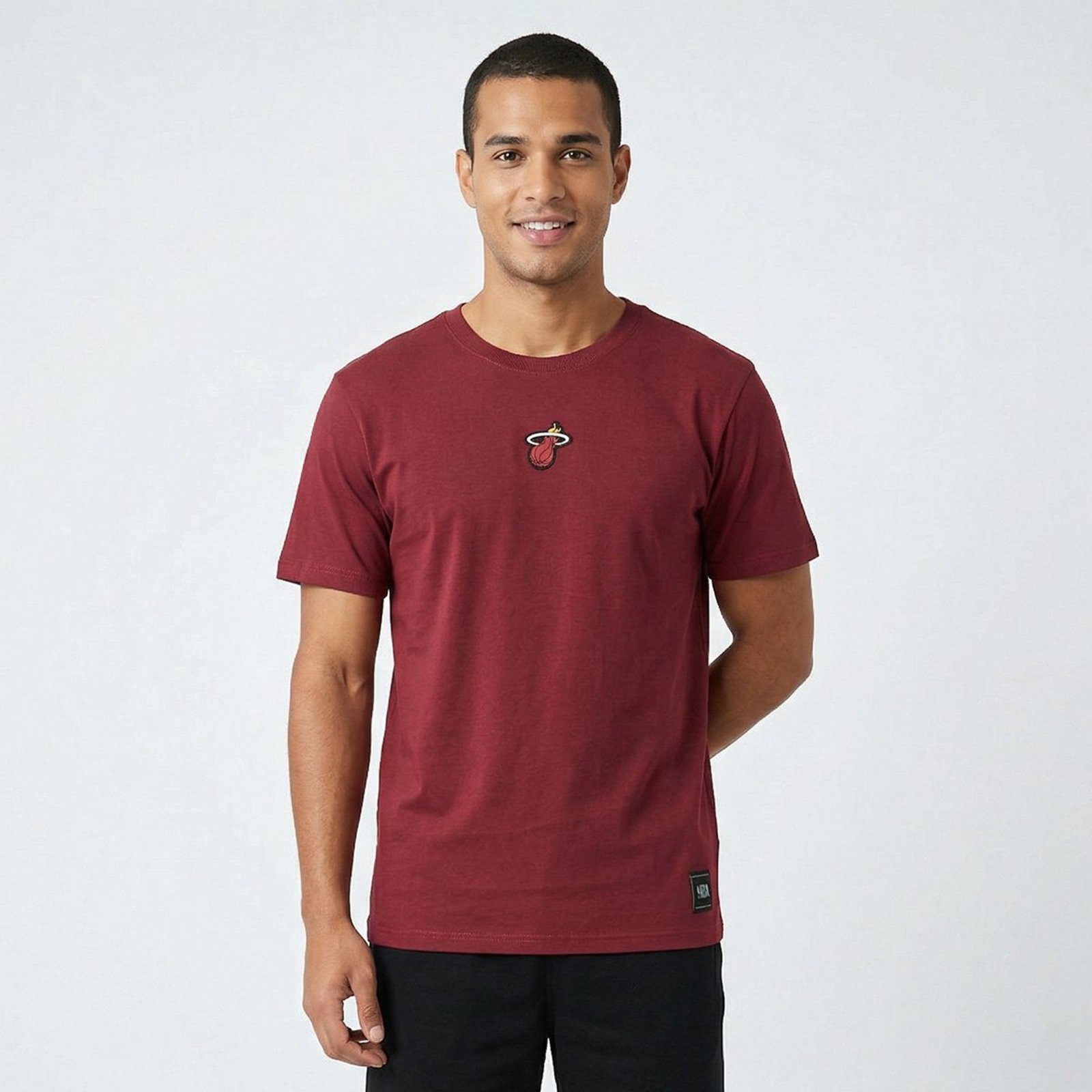 Camiseta NBA Miami Heat Big Logo Vermelha