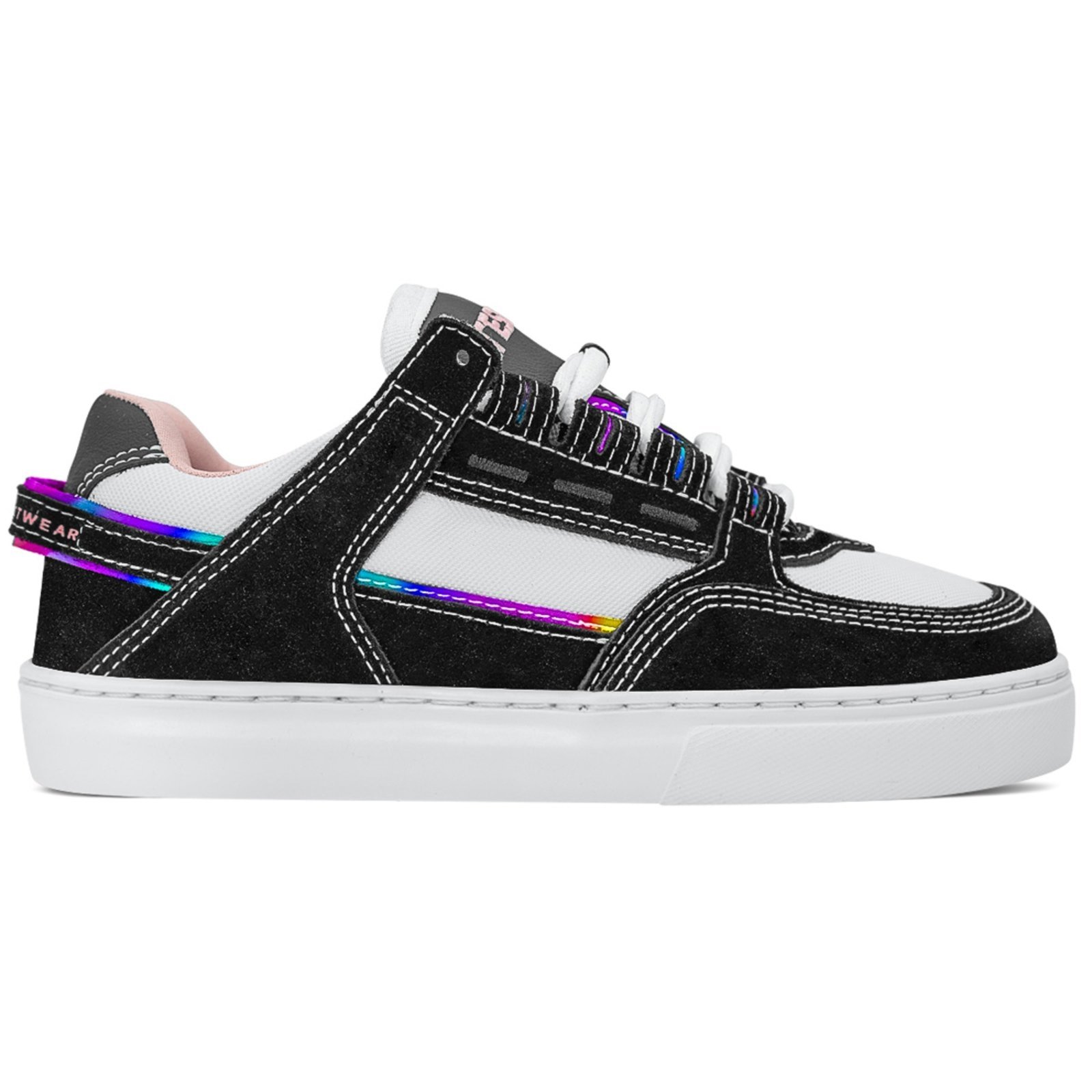 Vista 2 Tênis Tesla Coil Black Rose Unissex Preto preto black TESLA preto black
