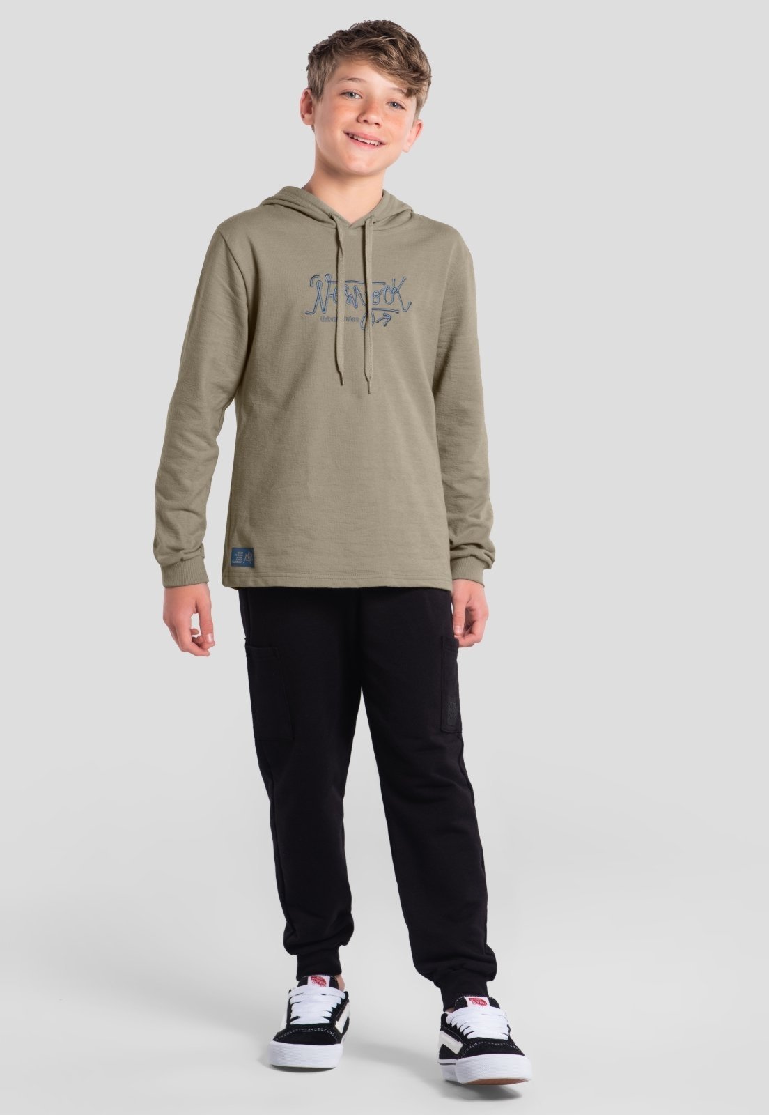Infantil - Camiseta menino com bordado Brandili Young