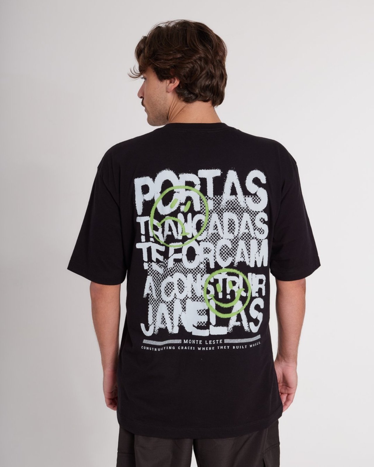 Camiseta Oversized Estampada Infinite - Portas
