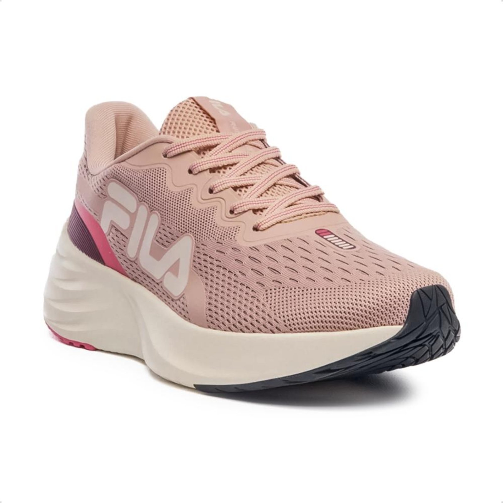 Vista 3 Tênis Fila Feminino Comet 2 Corrida rosa Fila rosa