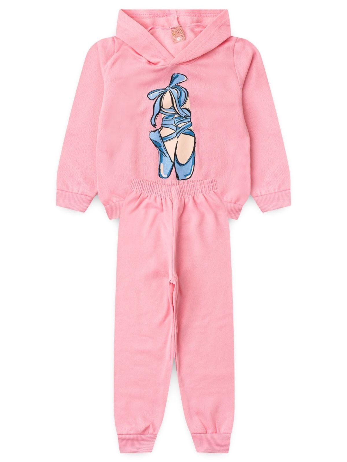 Infantil - Conjunto Platinum Ballet E Glitter Rosa