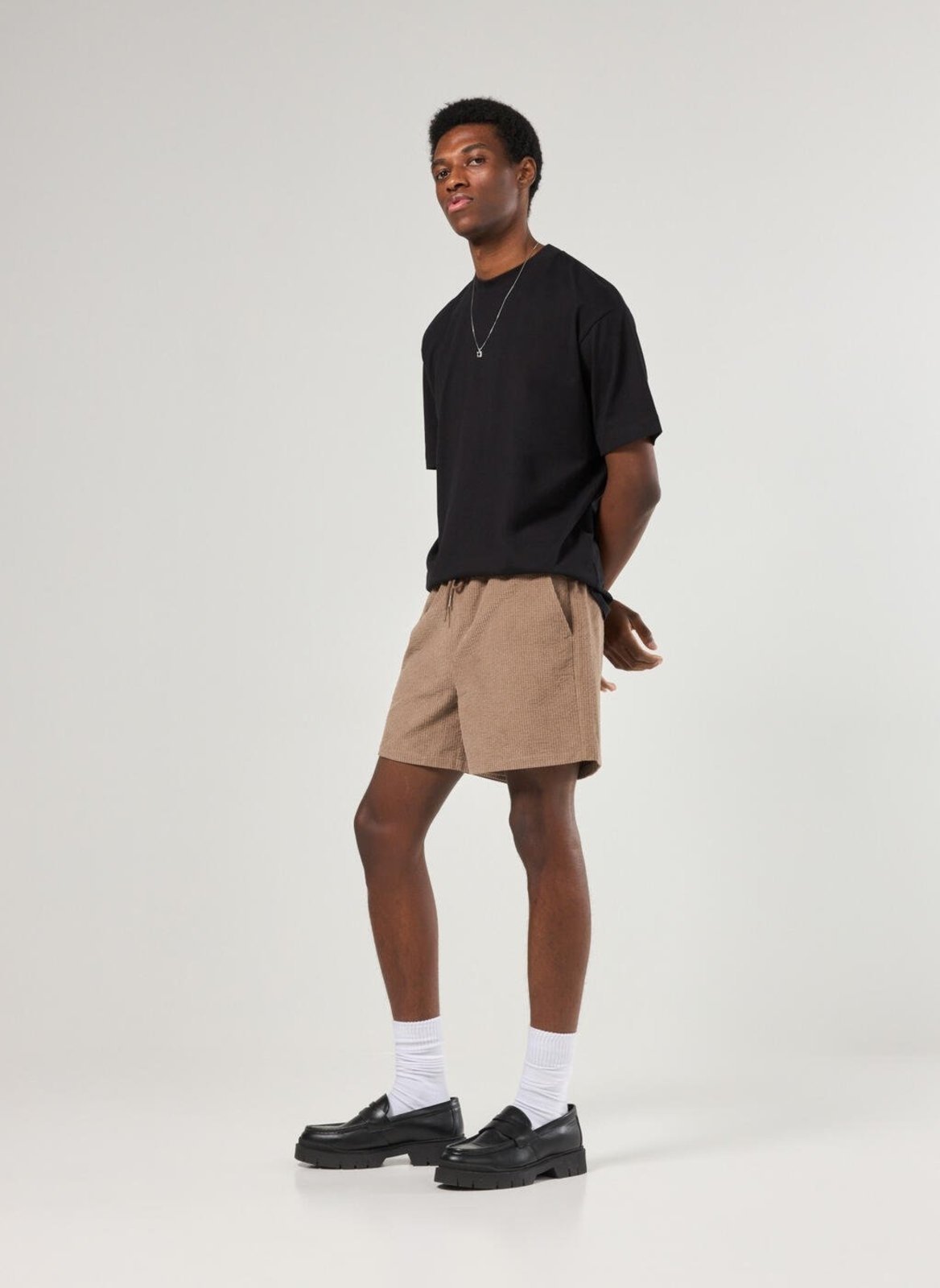 Vista 2 Bermuda Short Em Veludo Cotelê Youcom bege Youcom bege