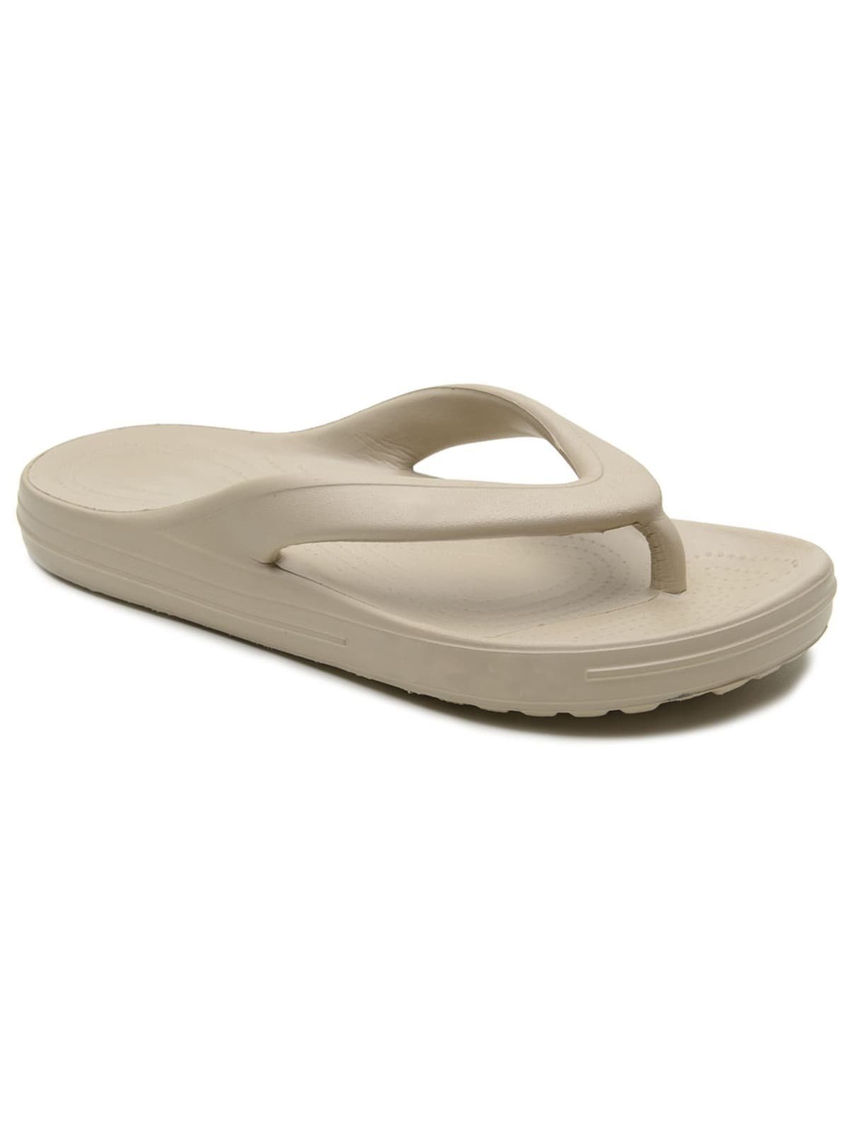 Chinelo de Dedo Masculino EVA Tira Larga Antiderrapante Bege
