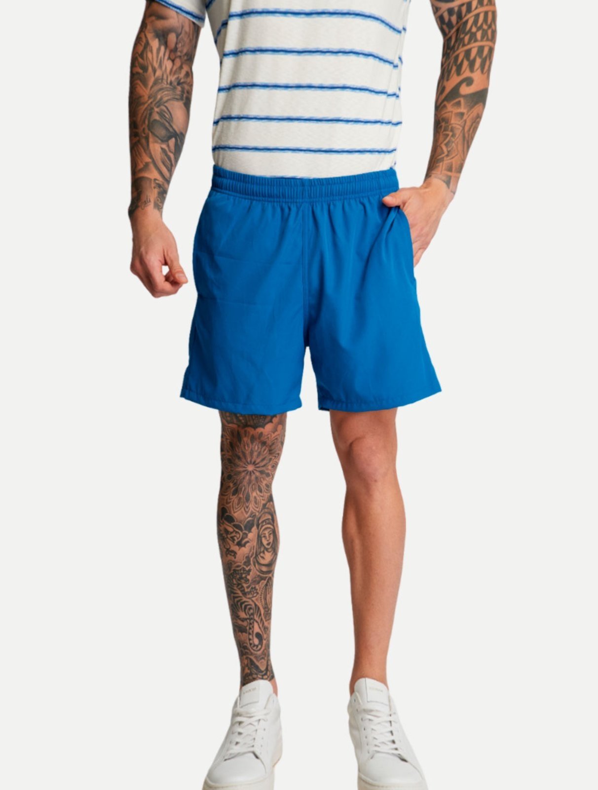 Short King & Joe Nylon Flex Colors SH00301 Azul