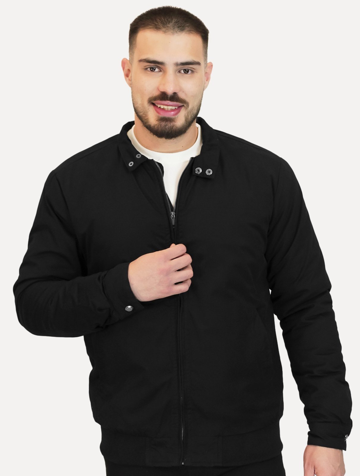 Jaqueta Masculina Sarja Preta