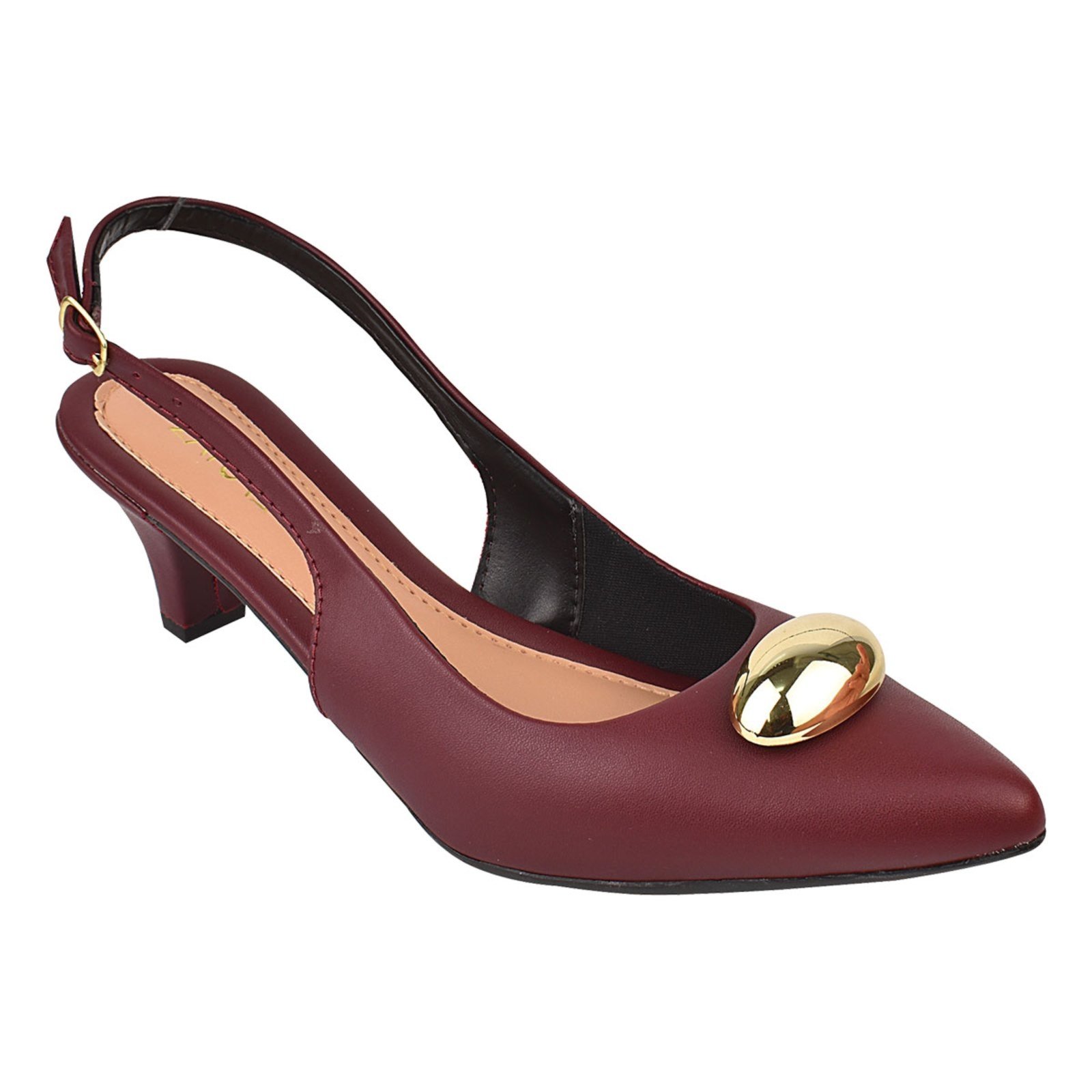 Vista 3 Scarpin Feminino Social Confortável Moda Estiloso Bico Fino Saltinho ZATURE STORES prata ZATURE STORES prata