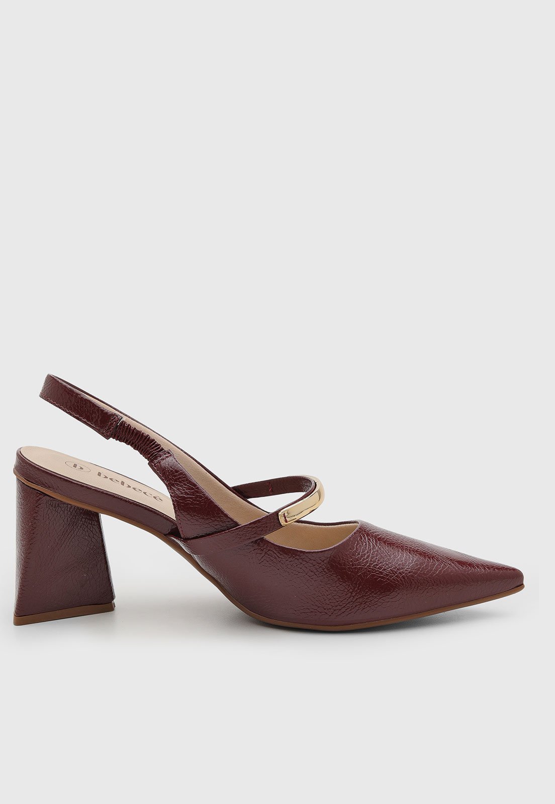 Vista 3 Scarpin Feminino cê BEBECÊ vinho BEBECÊ vinho
