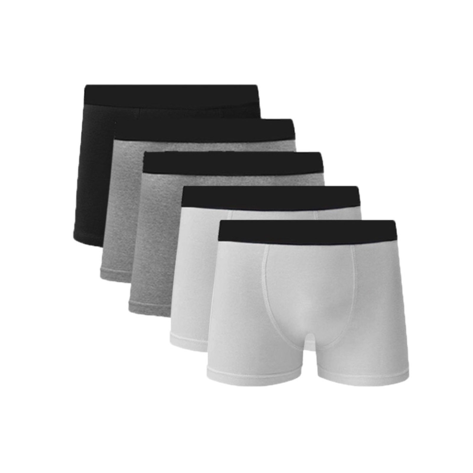 Kit 5 Cuecas Boxer Em Algodão Sortido C5 Colorido