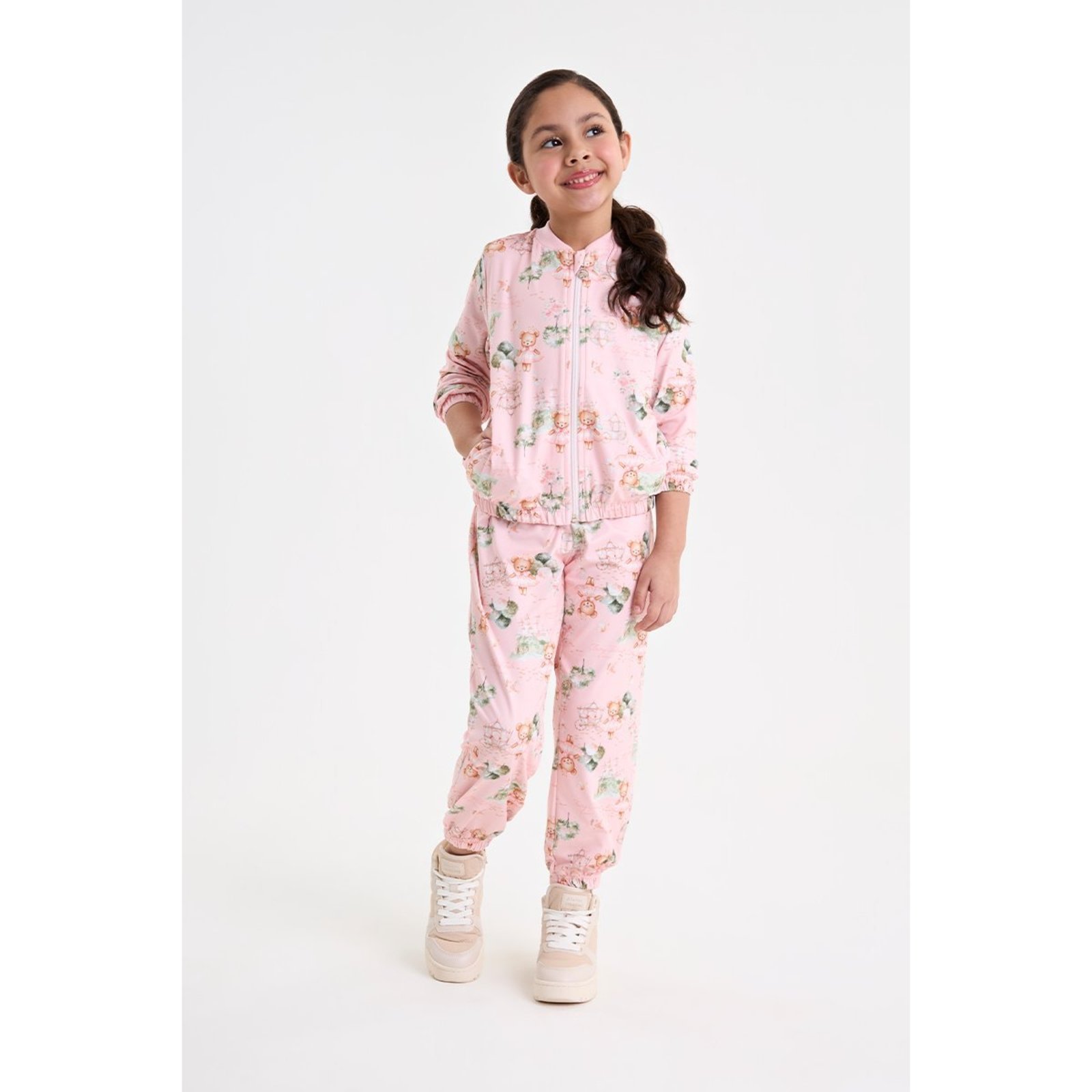 Infantil - Conjunto Feminino Jaqueta e Calça Thermo